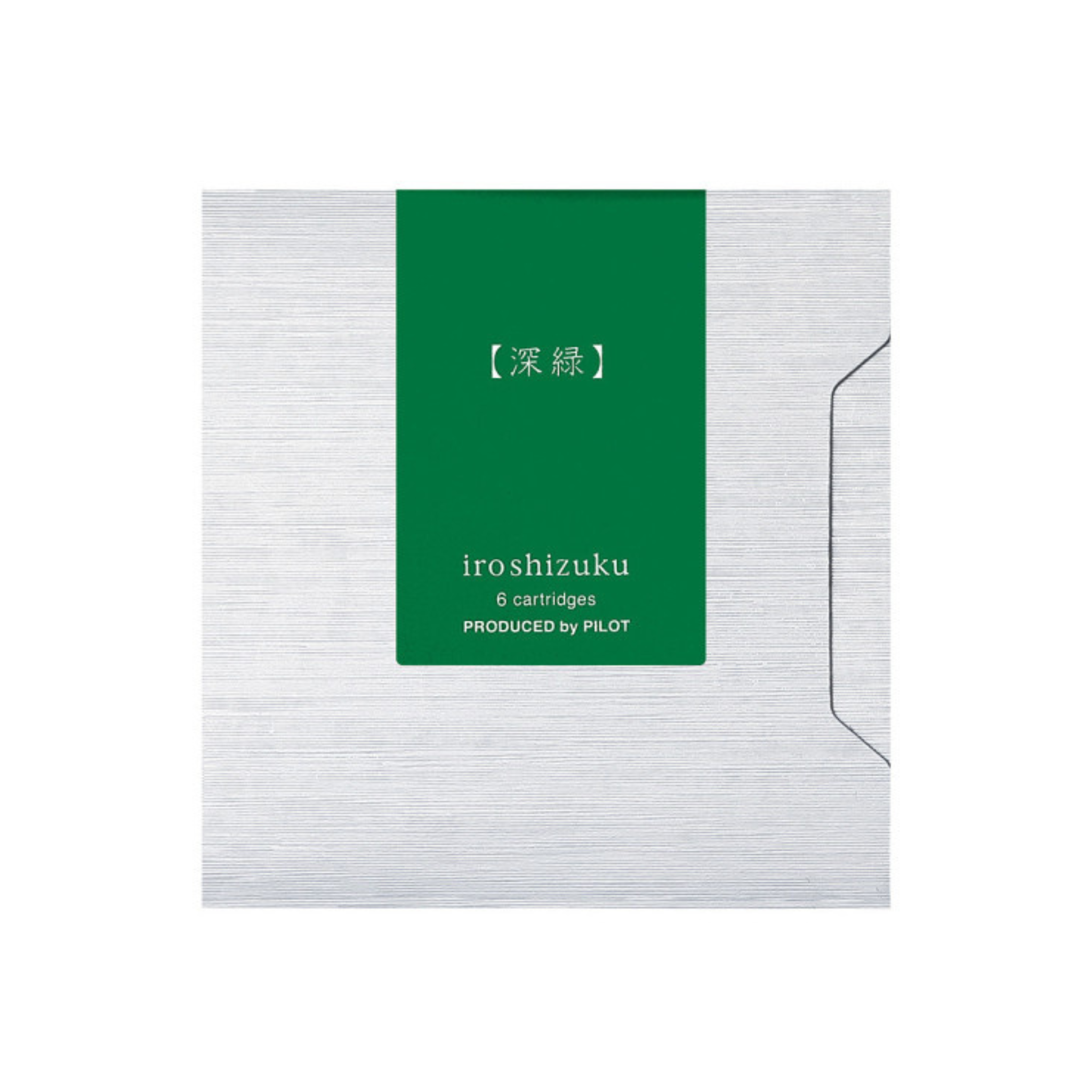 Pilot Iroshizuku Ink Cartridges - Shin-ryoku (Forest Green) Pack of 6