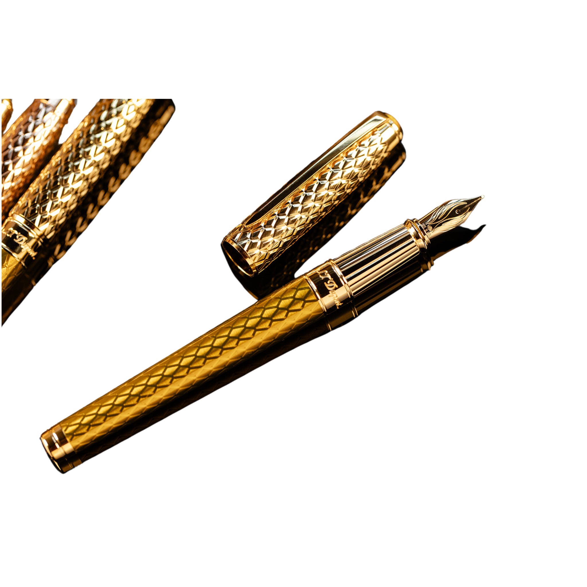 S.T. Dupont Line D Eternity Honey & Gold