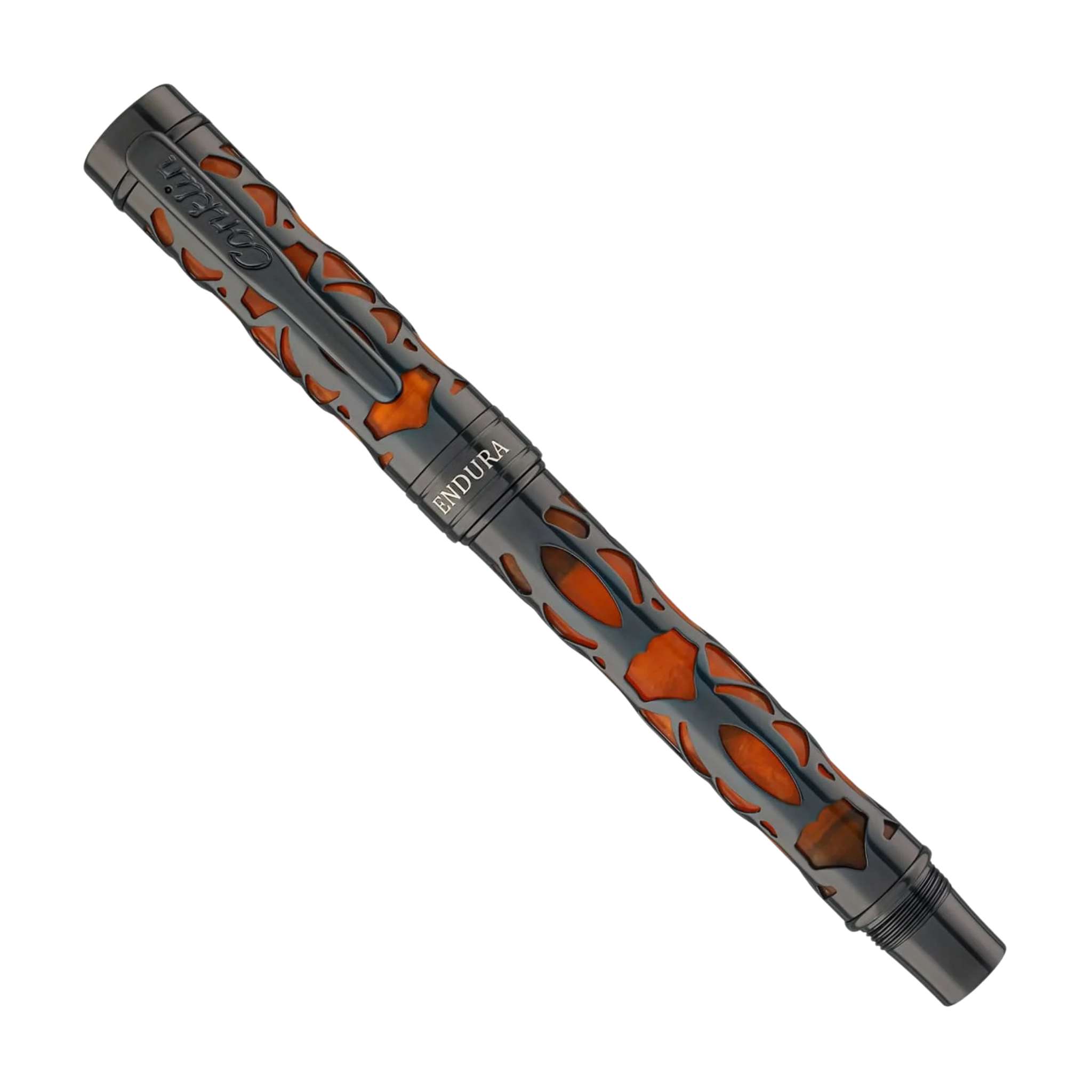 Conklin Endura Deco Crest Orange - Fountain Pen