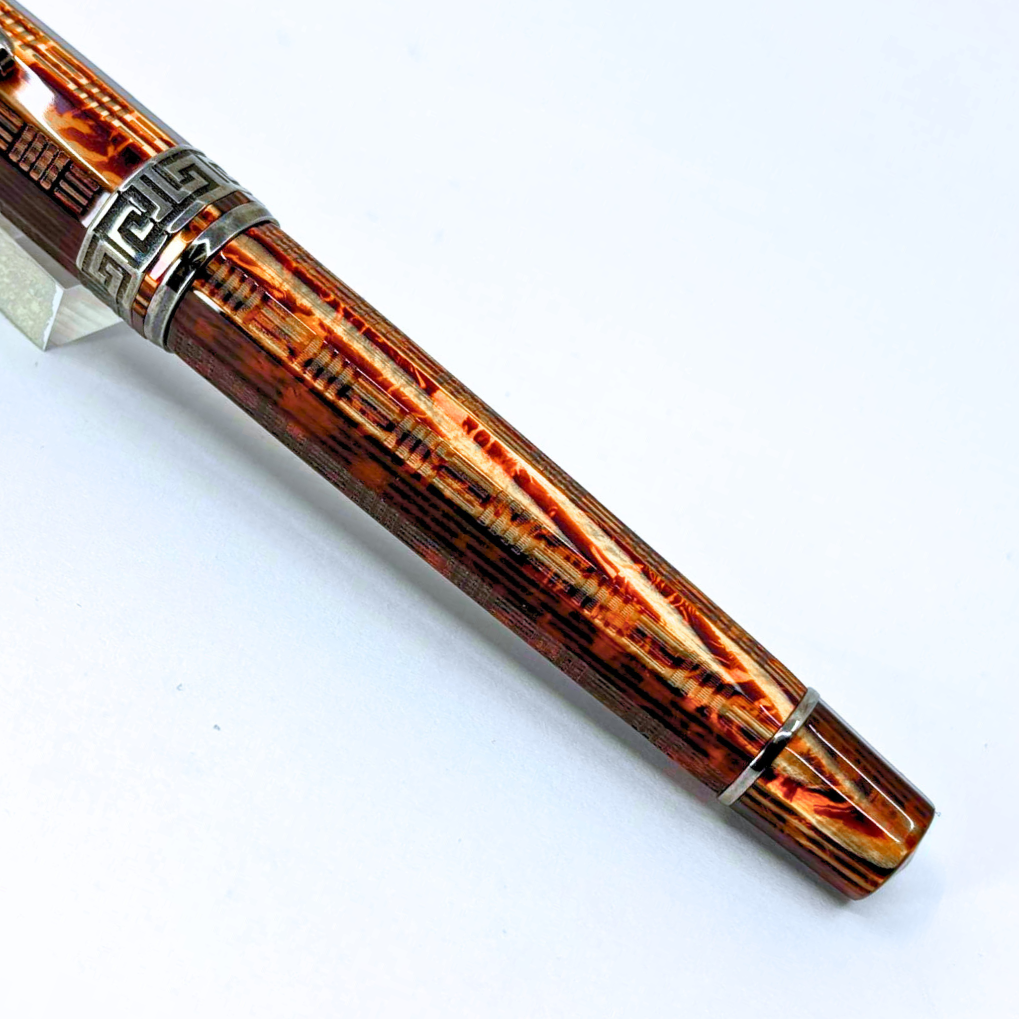 ASC Gladiator Medio Bespoke 2025 Arco Bronze Guilloche Ruthenium Trim - Fountain Pen