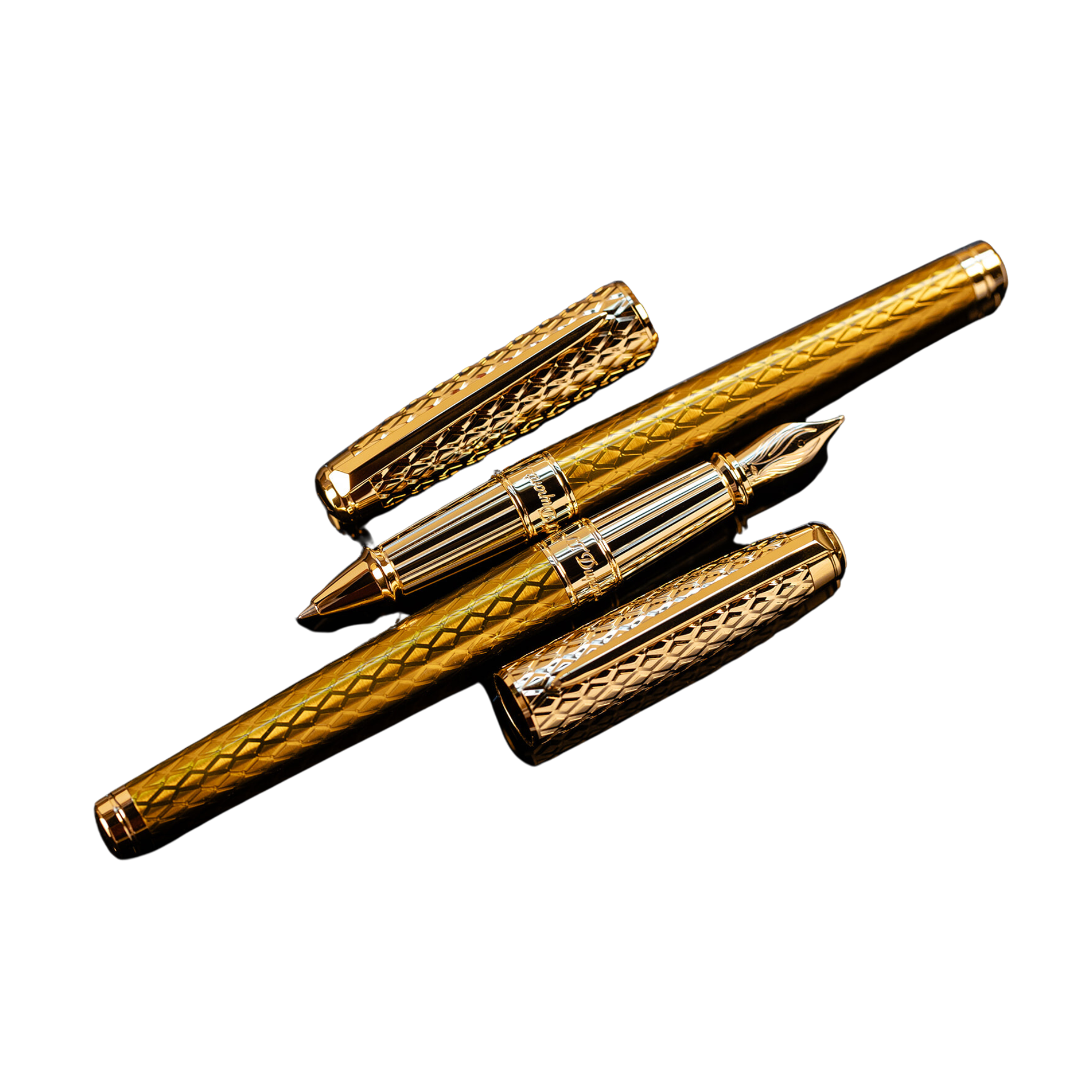 S.T. Dupont Line D Eternity Honey & Gold