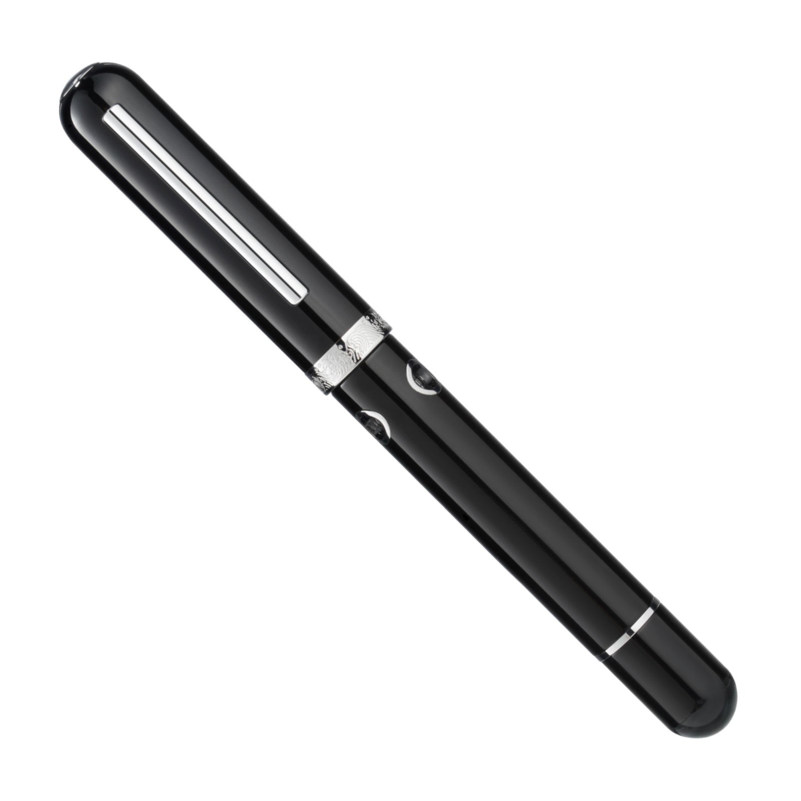 Nahvalur Nautilus Cephalopod Silver - Fountain Pen