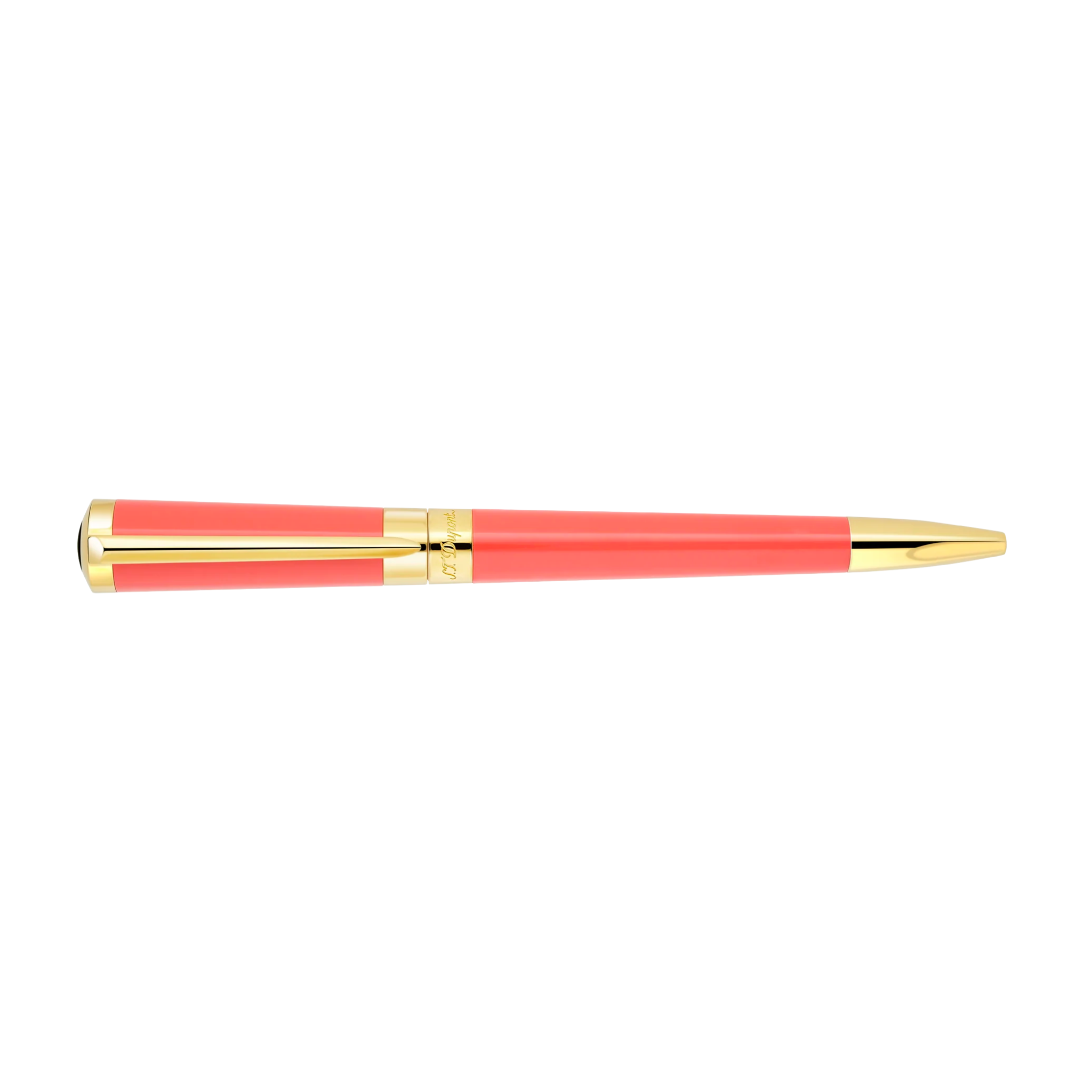 S.T. Dupont Liberte Ballpoint Coral and Gold - Ballpoint