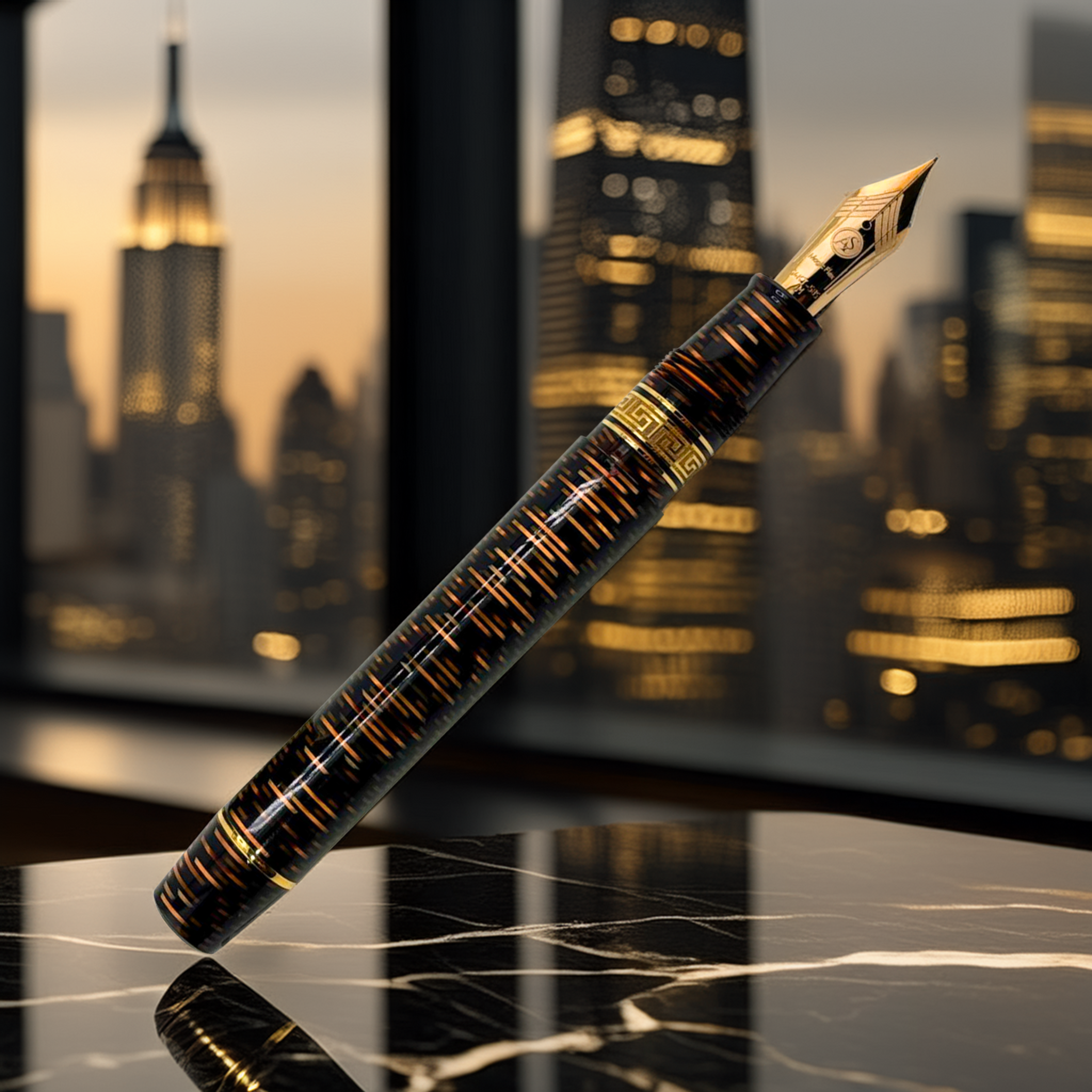 ASC Bologna Extra Bronze Skyscraper Limited Edition - Fountain Pen