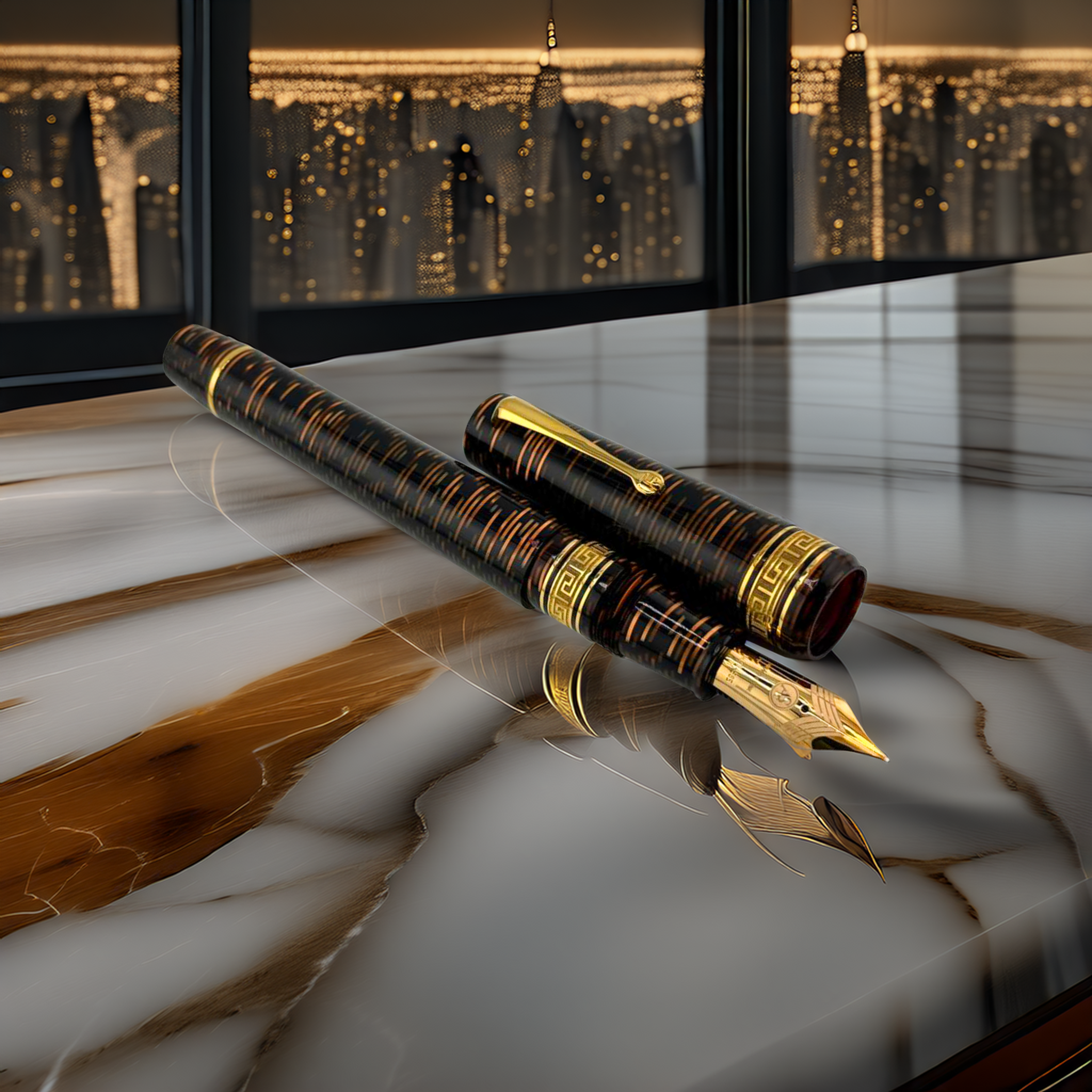 ASC Bologna Extra Bronze Skyscraper Limited Edition - Fountain Pen