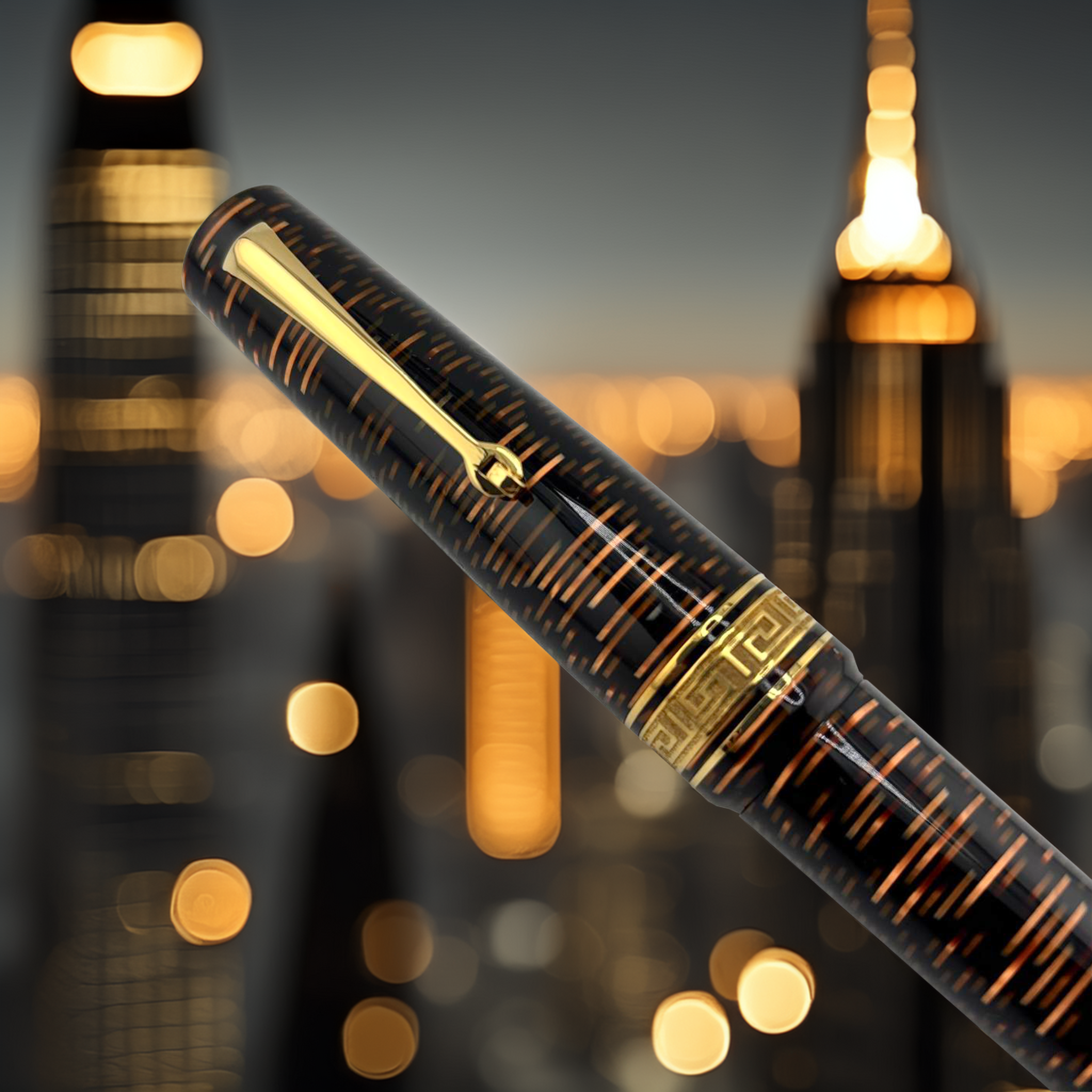 ASC Bologna Extra Bronze Skyscraper Limited Edition - Fountain Pen