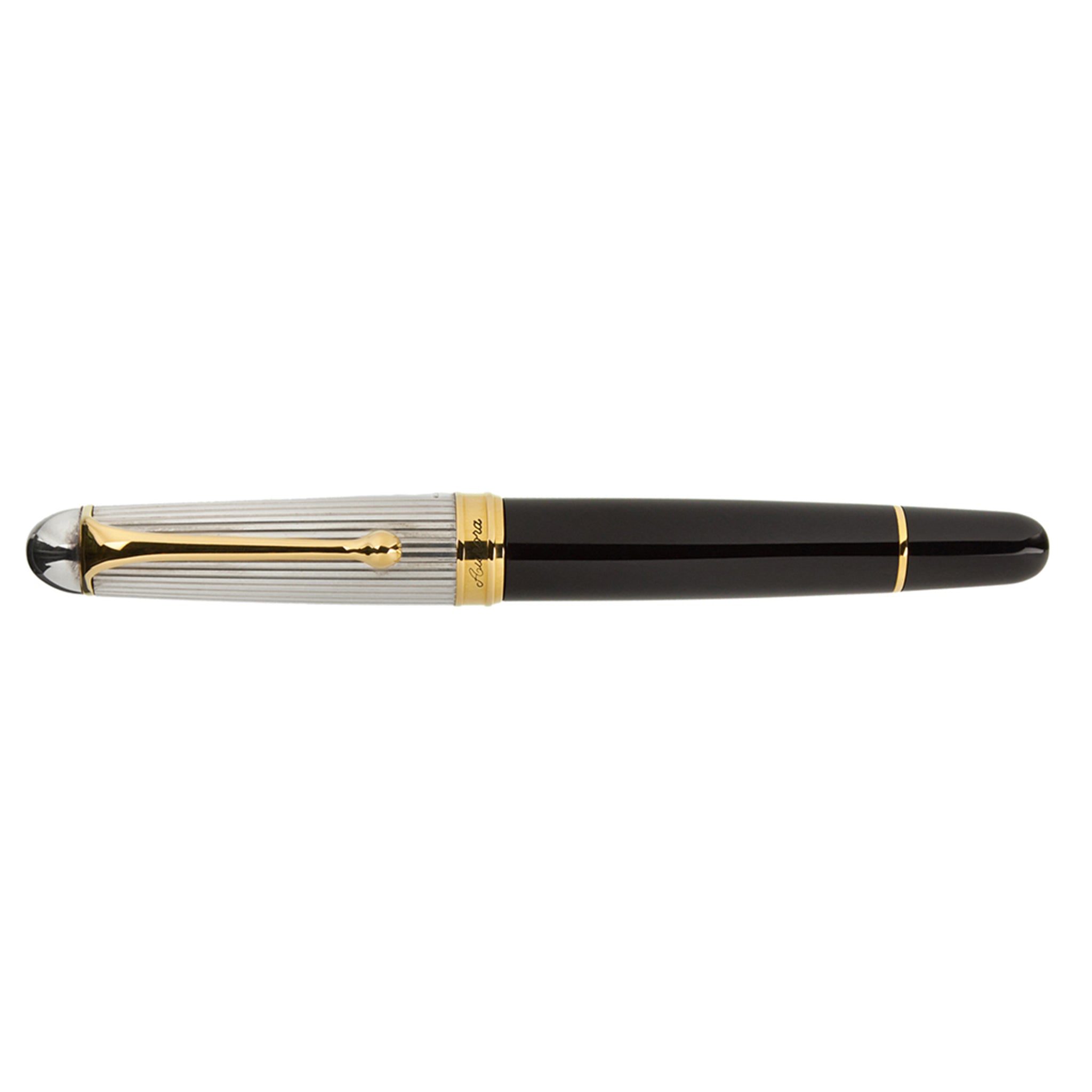 Aurora 88 Black with Sterling Silver Cap