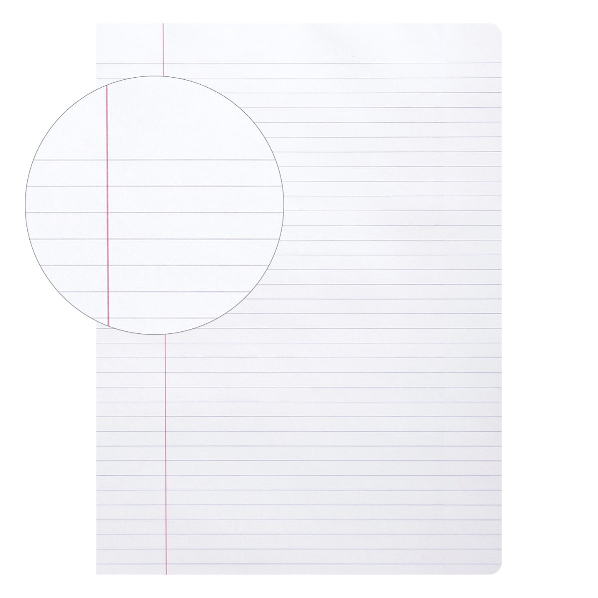 Clairefontaine Classic Staplebound Lined W/ Margin (6.5 x 8.25" Assorted) - Notebook
