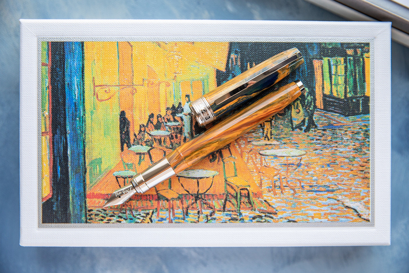 Visconti Van Gogh Impressionist Café Terrace at Night - Fountain Pen
