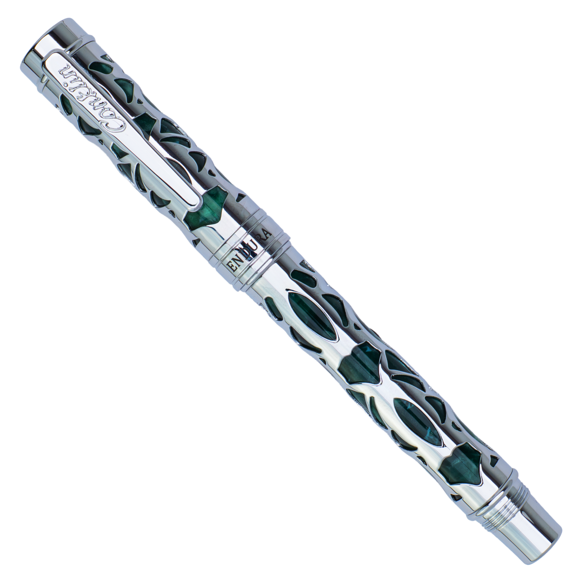Conklin Endura Deco Crest Green Fountain Pen Collection