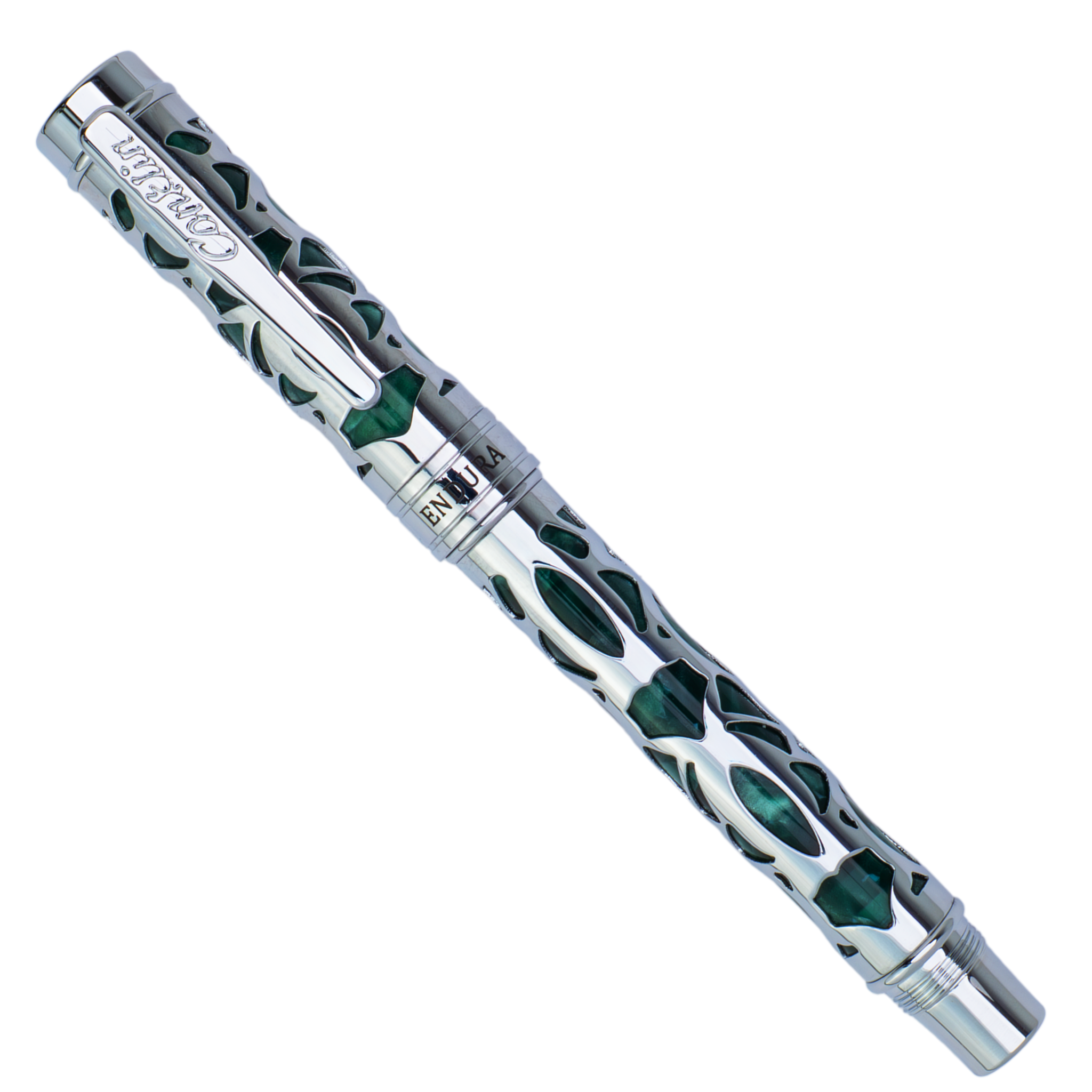 Conklin Endura Deco Crest Green Rollerball Pen Collection