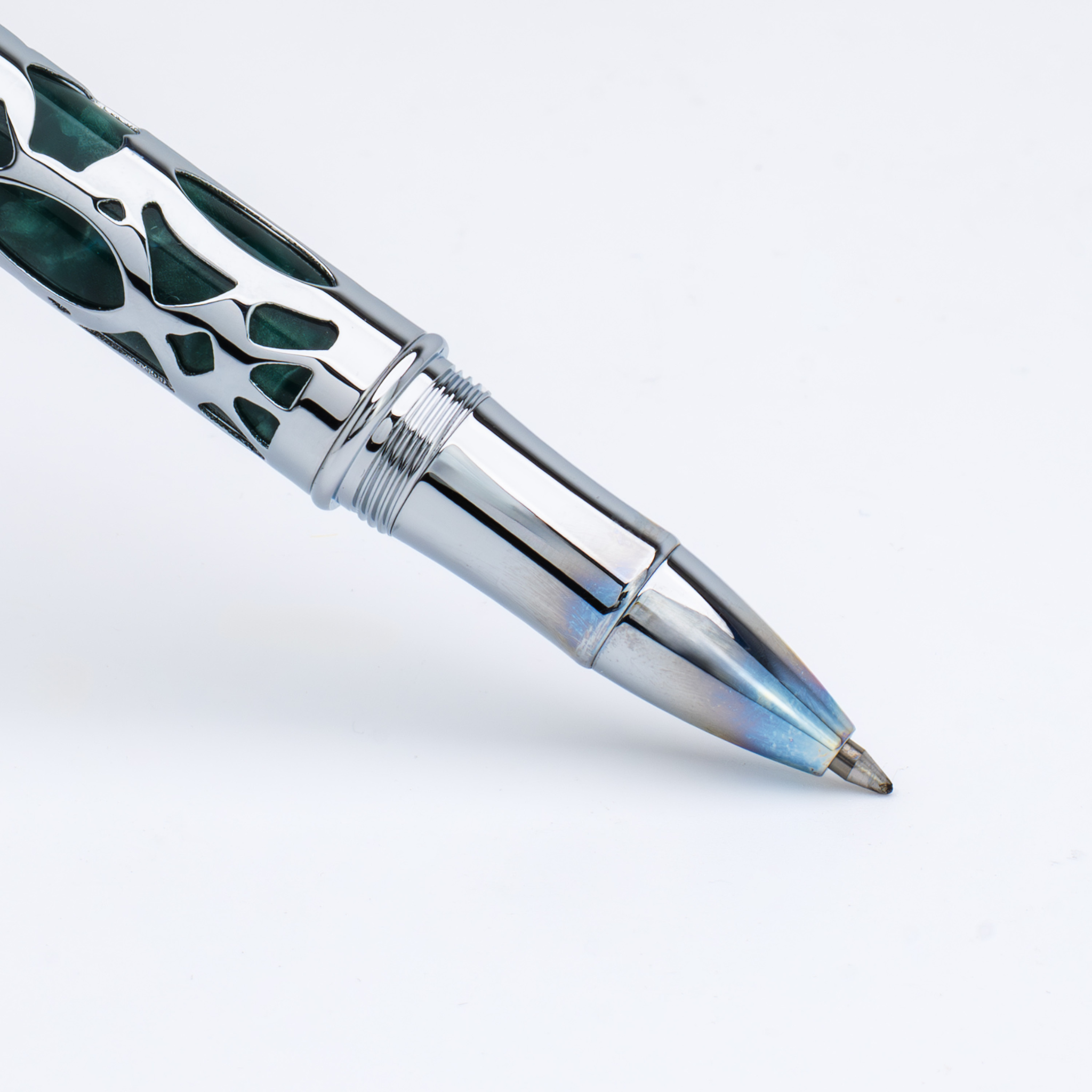 Conklin Endura Deco Crest Green Rollerball Pen Collection