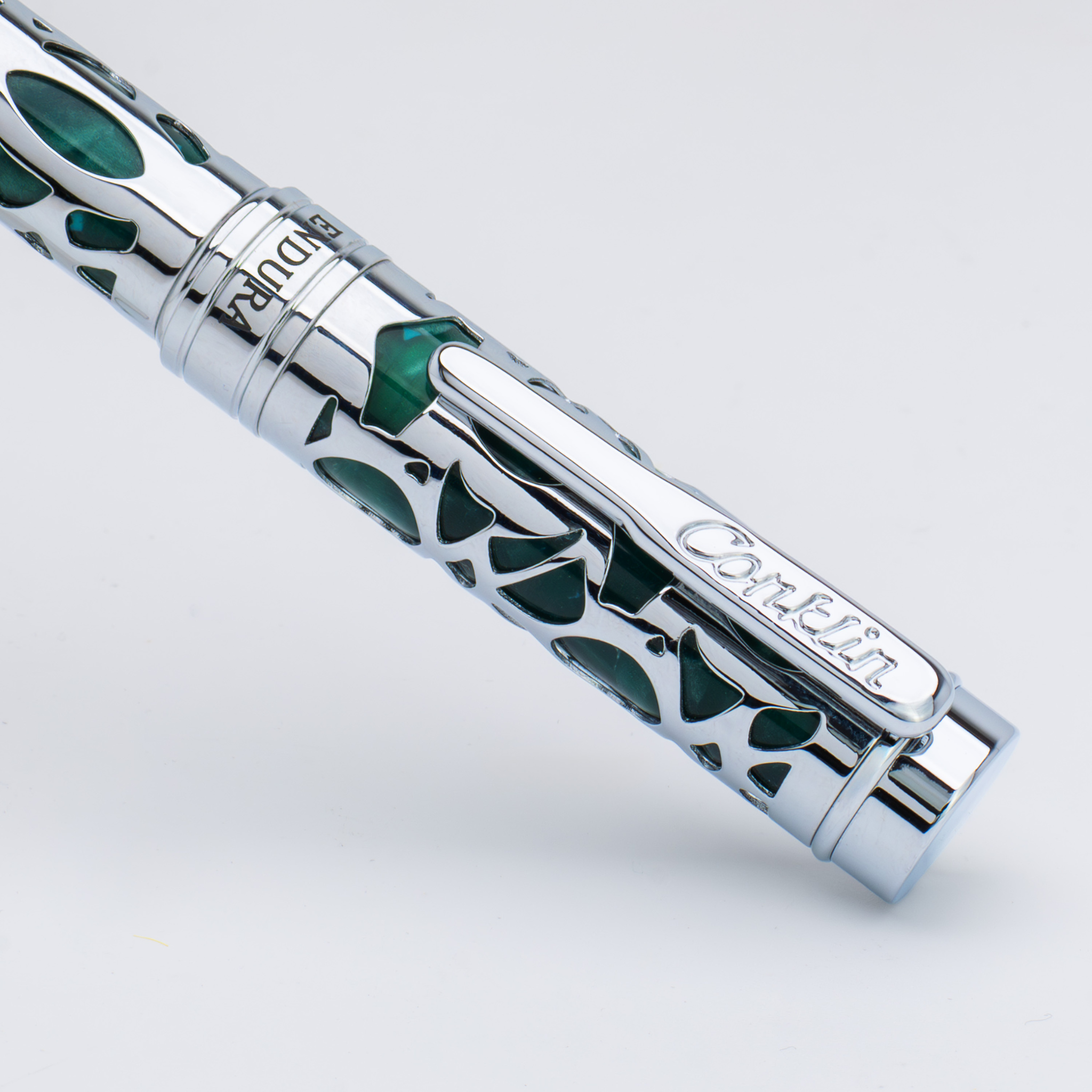 Conklin Endura Deco Crest Green Rollerball Pen Collection