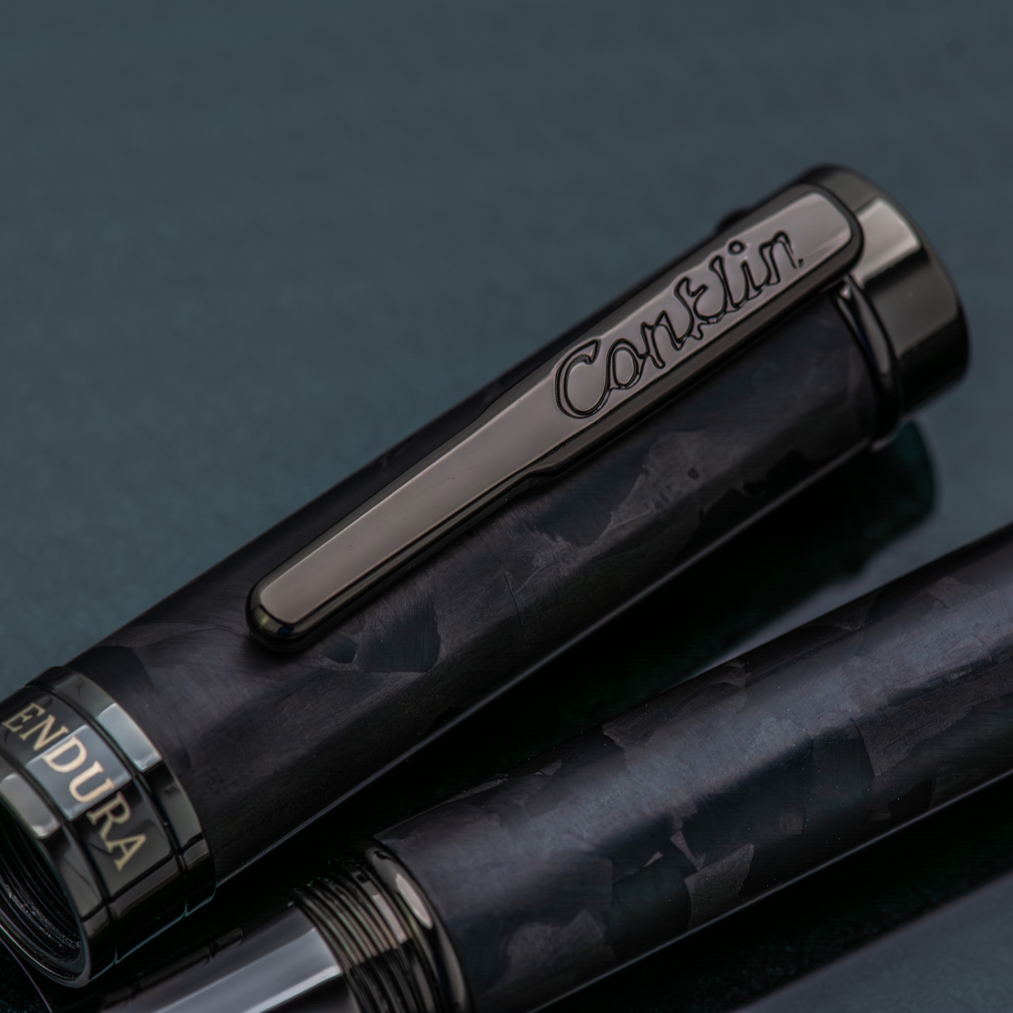 Conklin Endura Forged Carbon Fountain Pen Collection