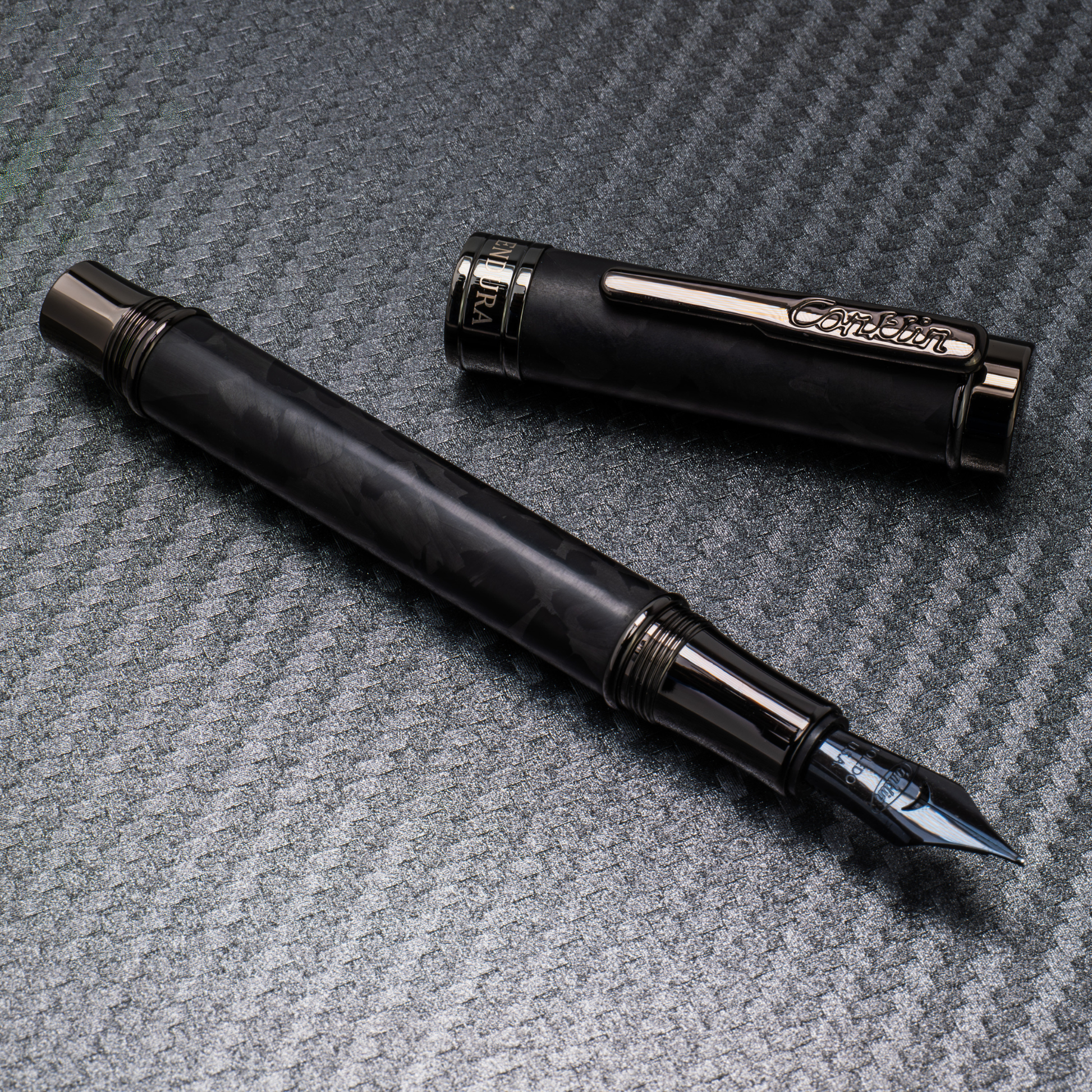 Conklin Endura Forged Carbon Fountain Pen Collection