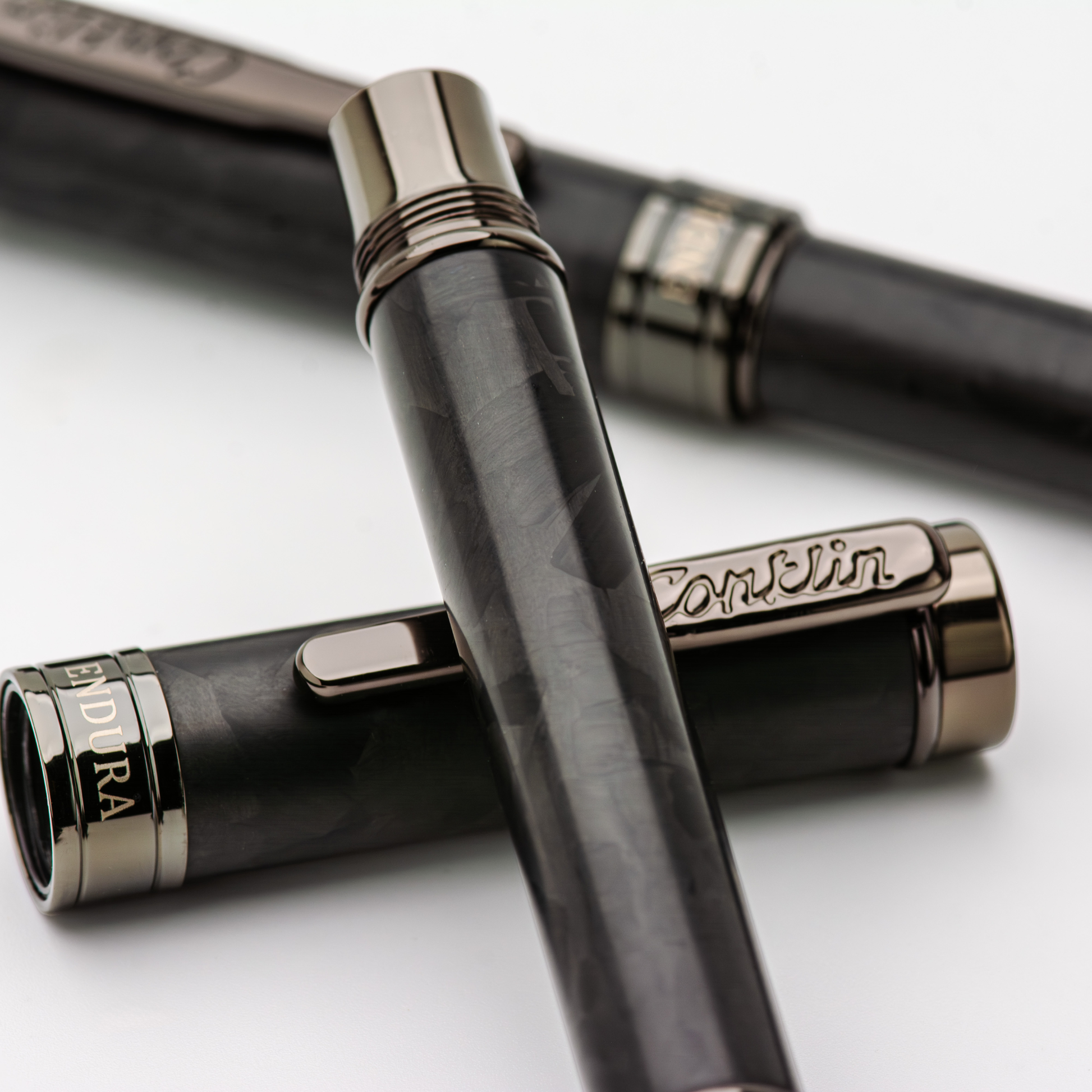 Conklin Endura Forged Carbon Fountain Pen Collection