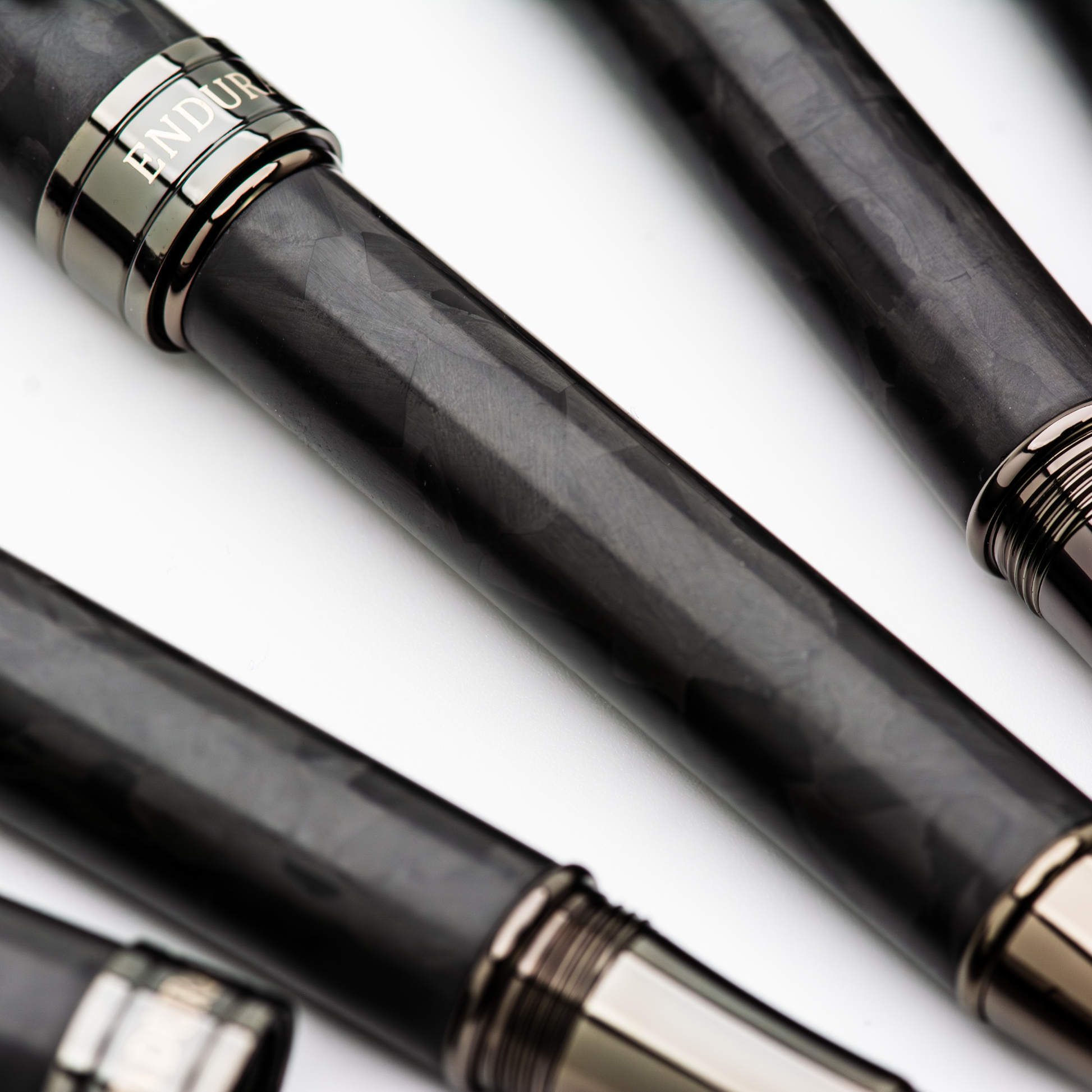 Conklin Endura Forged Carbon Fountain Pen Collection