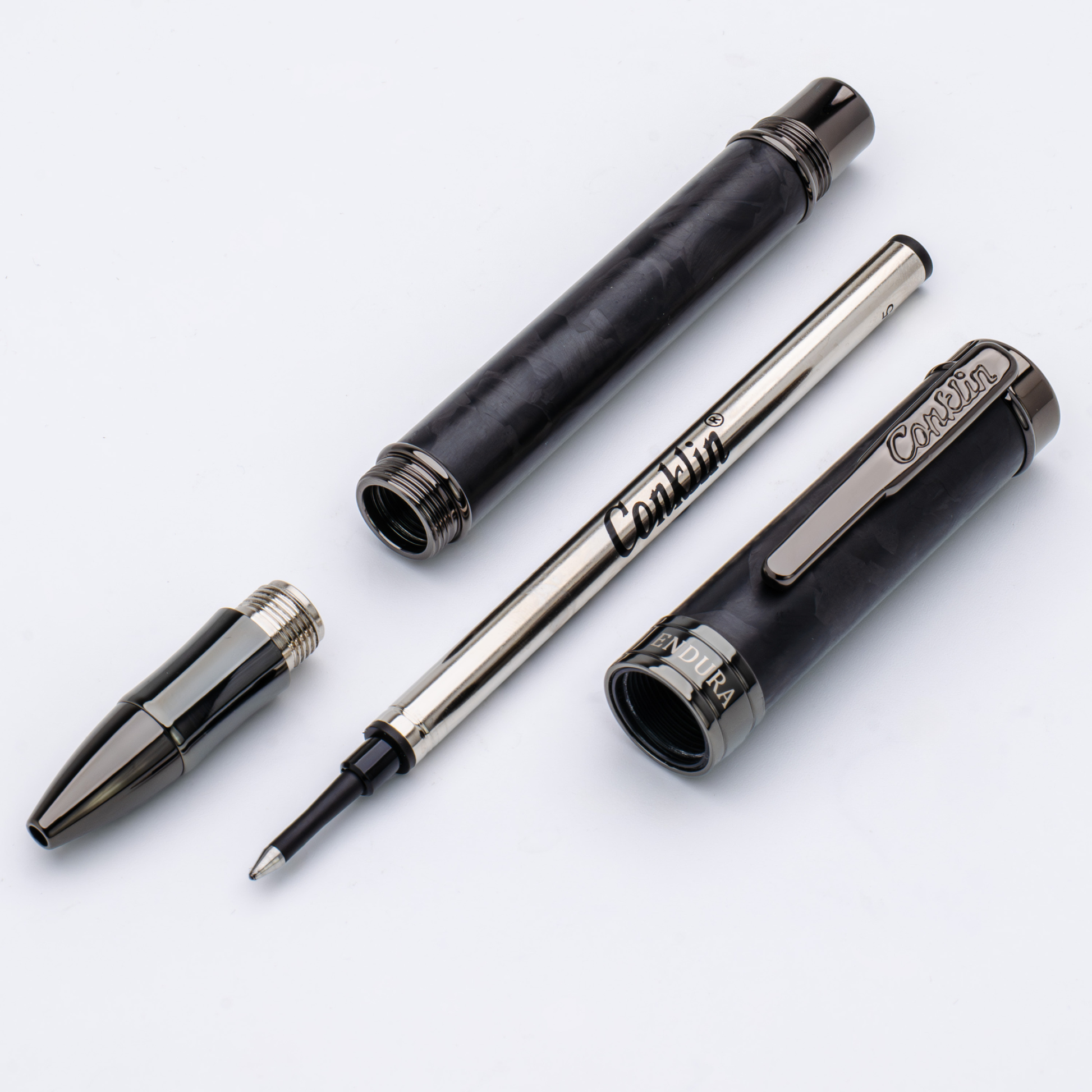 Conklin Endura Forged Carbon Rollerball Pen Collection