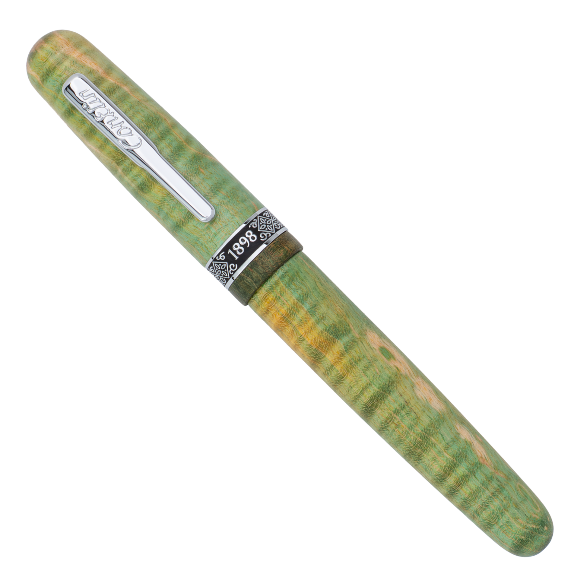 Conklin 1898 Stabilized Wood Matte Green Fountain Pen Collection