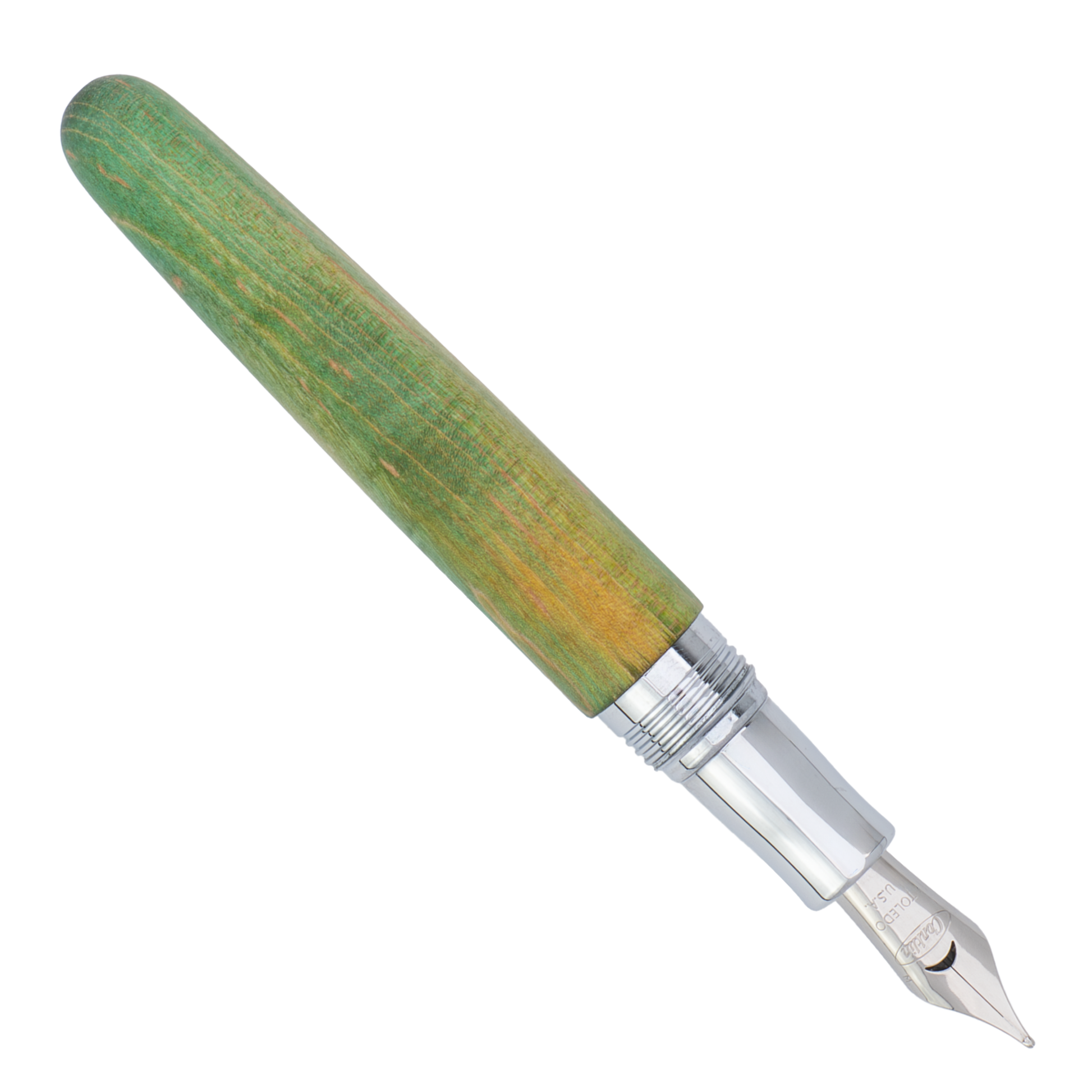 Conklin 1898 Stabilized Wood Matte Green Fountain Pen Collection