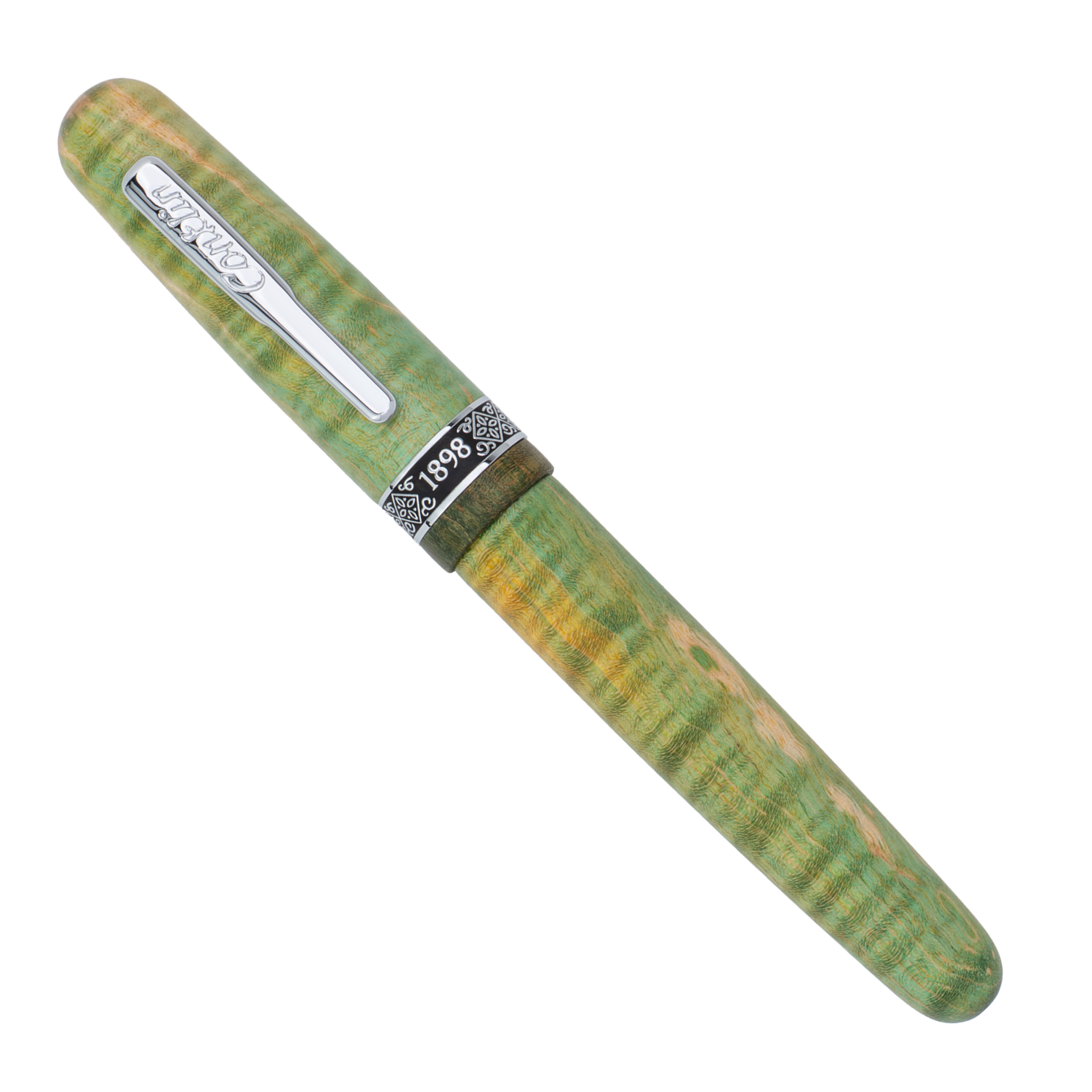 Conklin 1898 Stabilized Wood Matte Green Rollerball Pen Collection