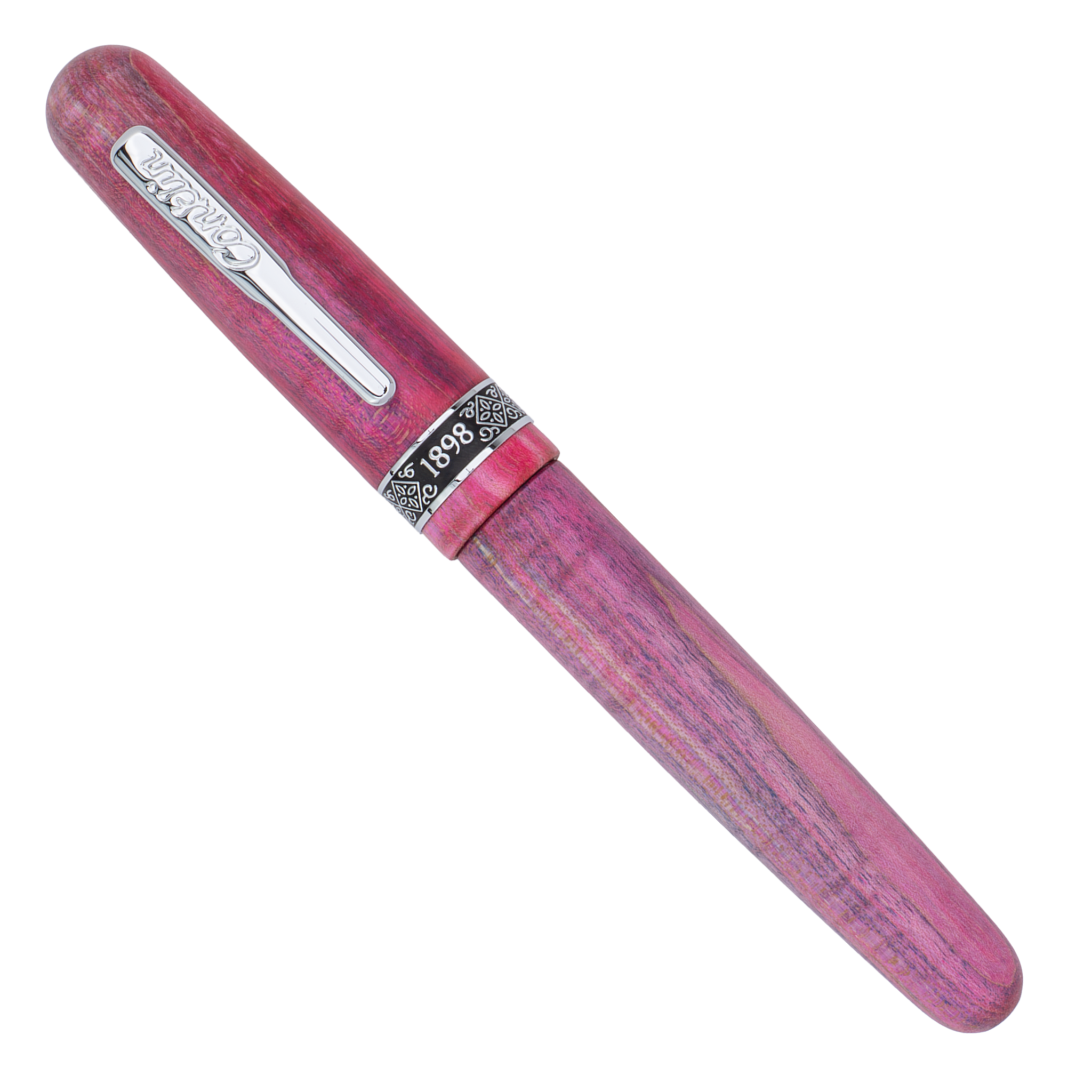 Conklin 1898 Stabilized Wood Purple/Pink Fountain Pen Collection
