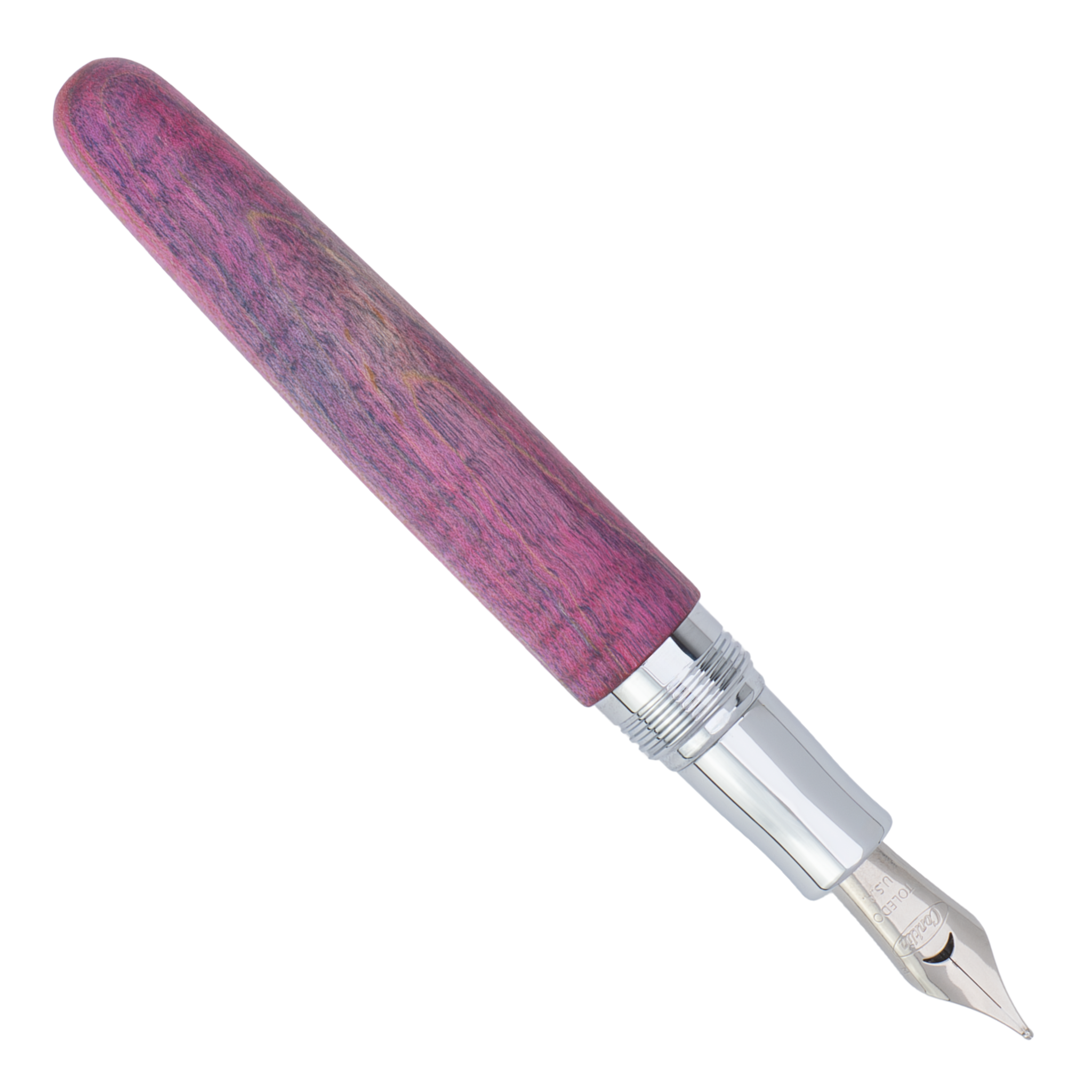 Conklin 1898 Stabilized Wood Purple/Pink Fountain Pen Collection