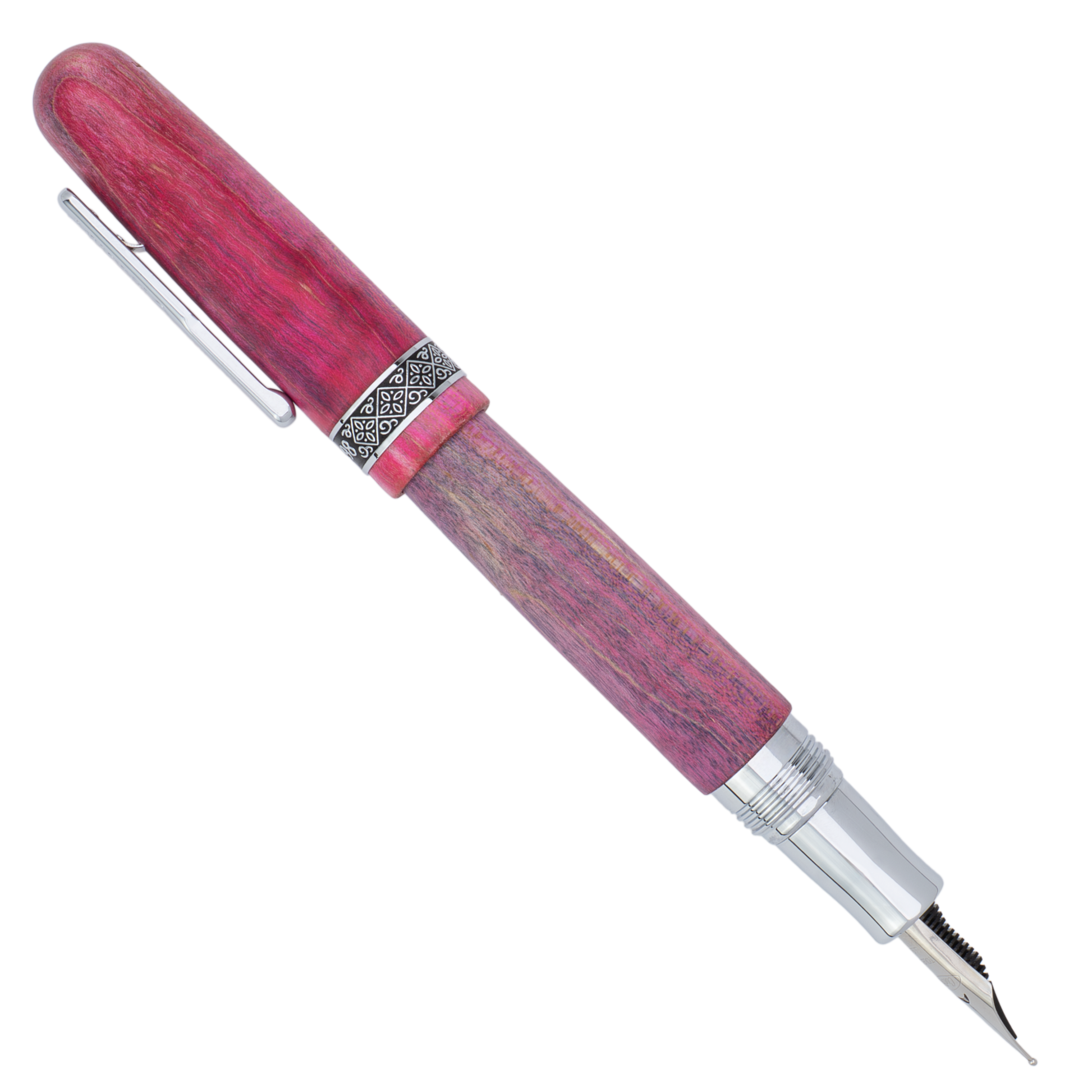 Conklin 1898 Stabilized Wood Purple/Pink Fountain Pen Collection