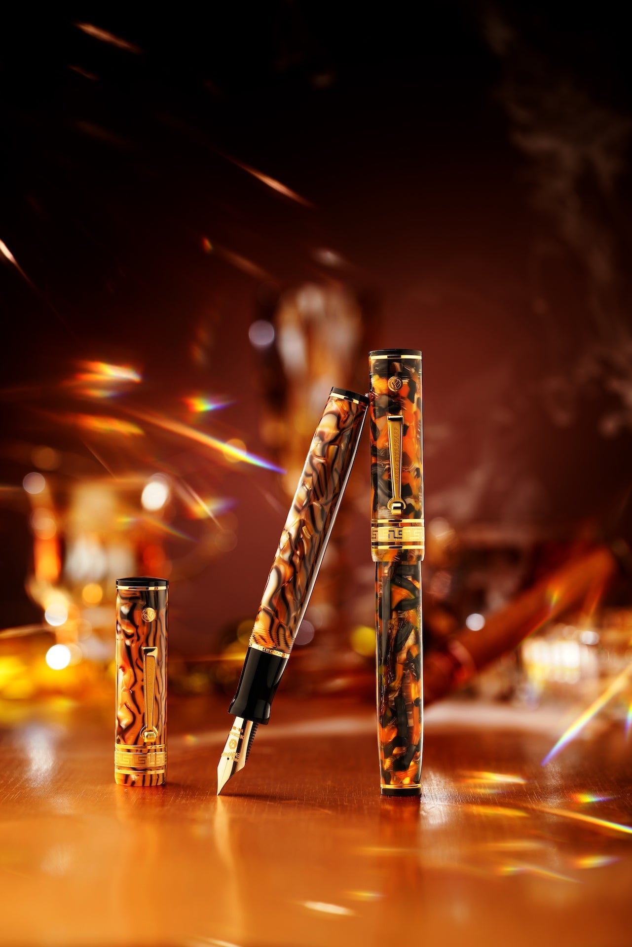 Wahl-Eversharp Decoband Tiger Eye Fountain Pen