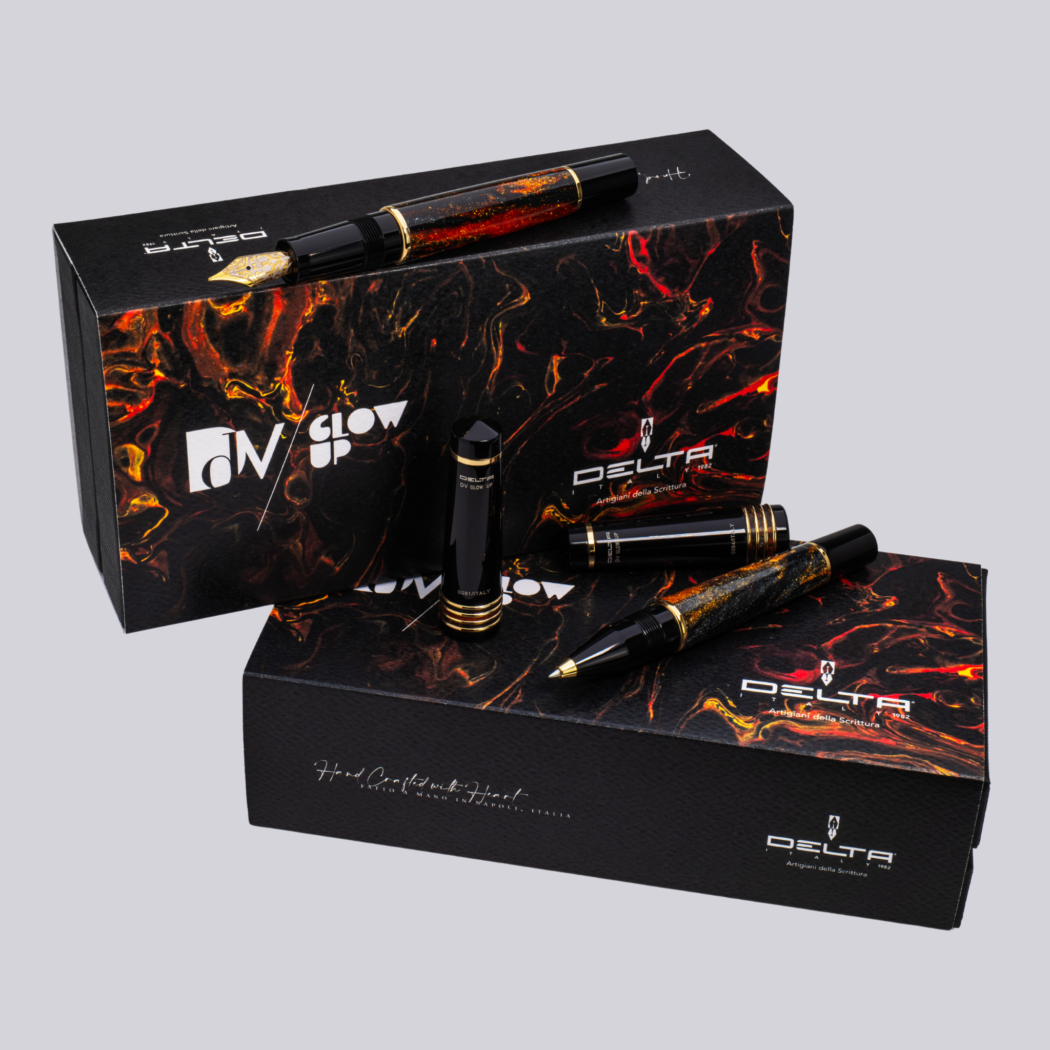Delta DV Original Glow Up Fountain Pen Collection