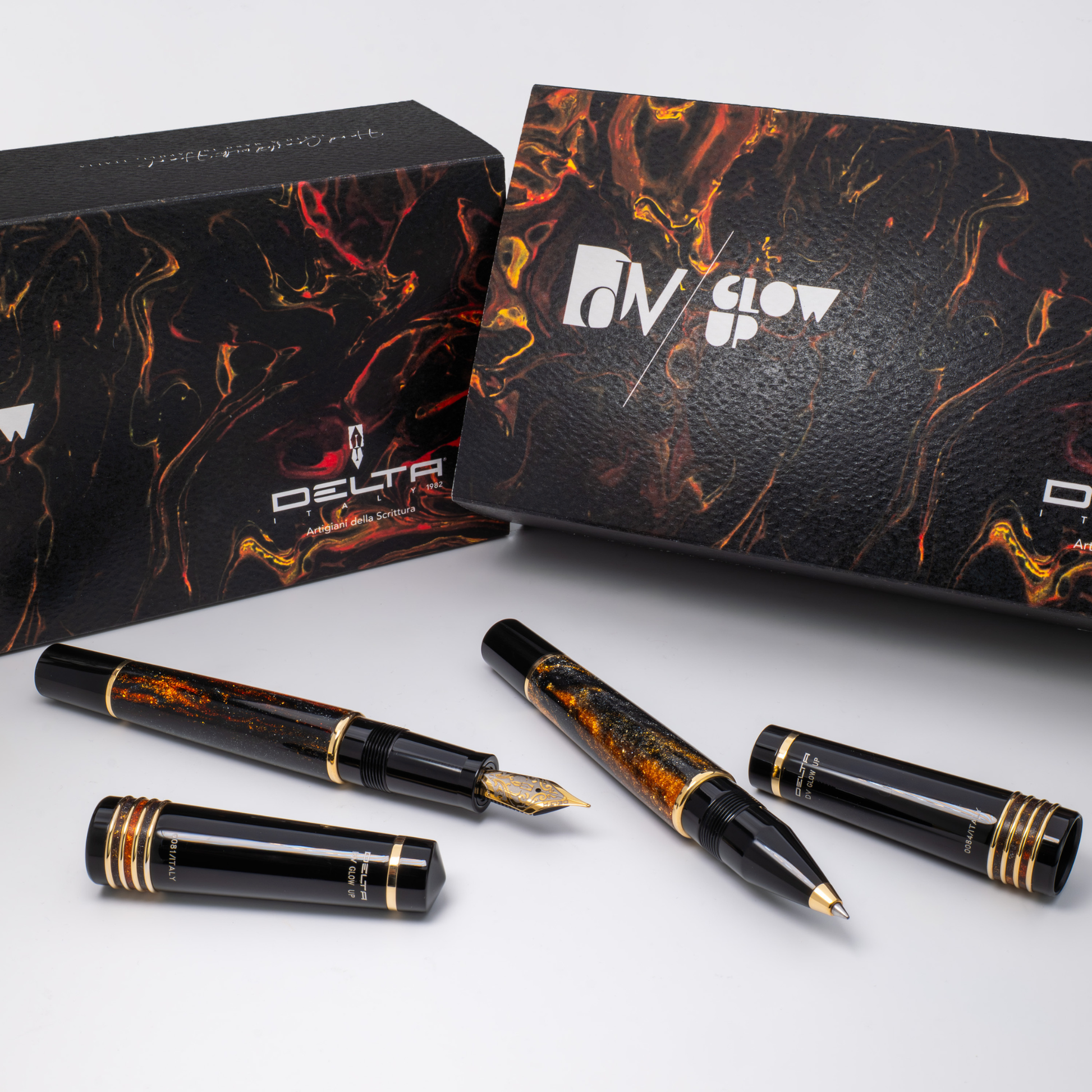 Delta DV Original Glow Up Fountain Pen Collection