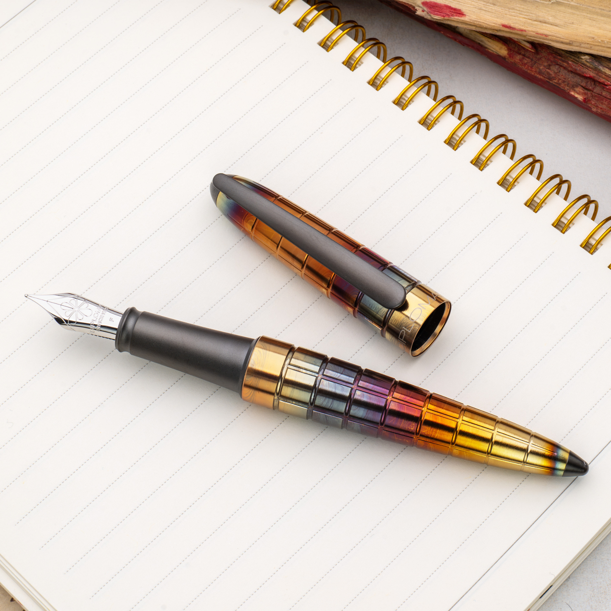 Diplomat Aero Rhomb Flame Fountain Pen collection