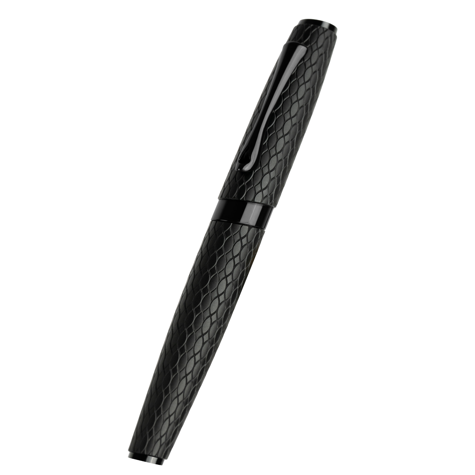 Diplomat Cobra Black Guilloche Fountain Pen Collection