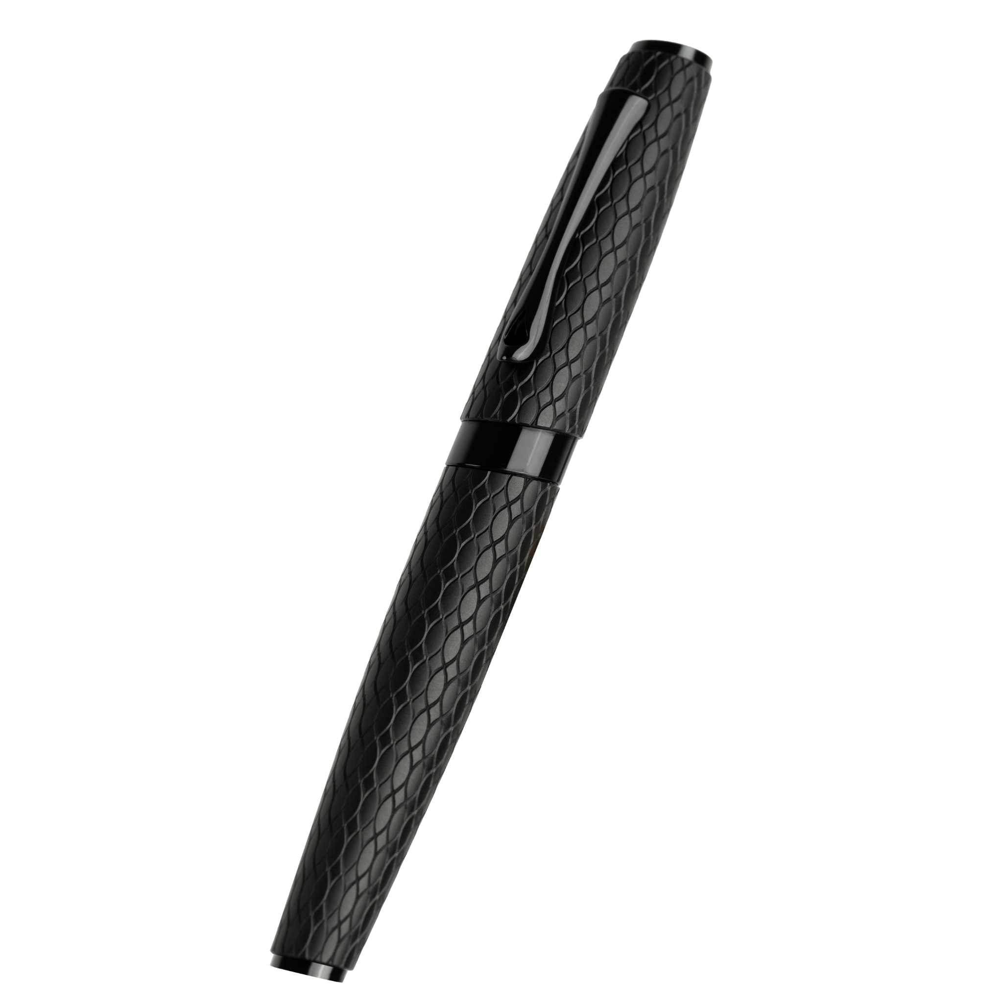 Diplomat Cobra Black Guilloche Fountain Pen Collection