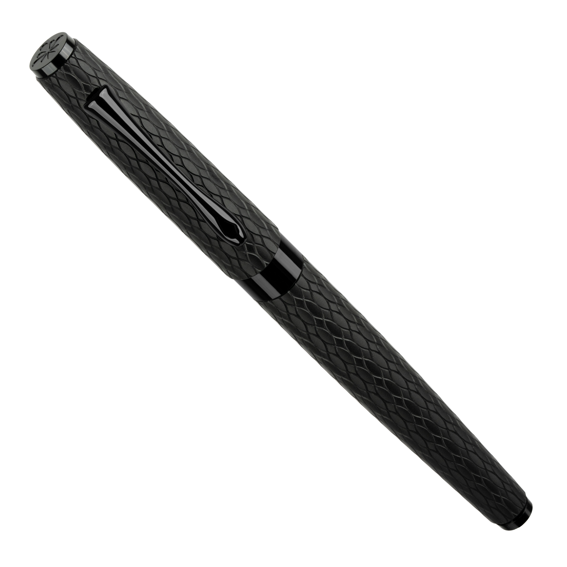 Diplomat Cobra Black Guilloche Fountain Pen Collection