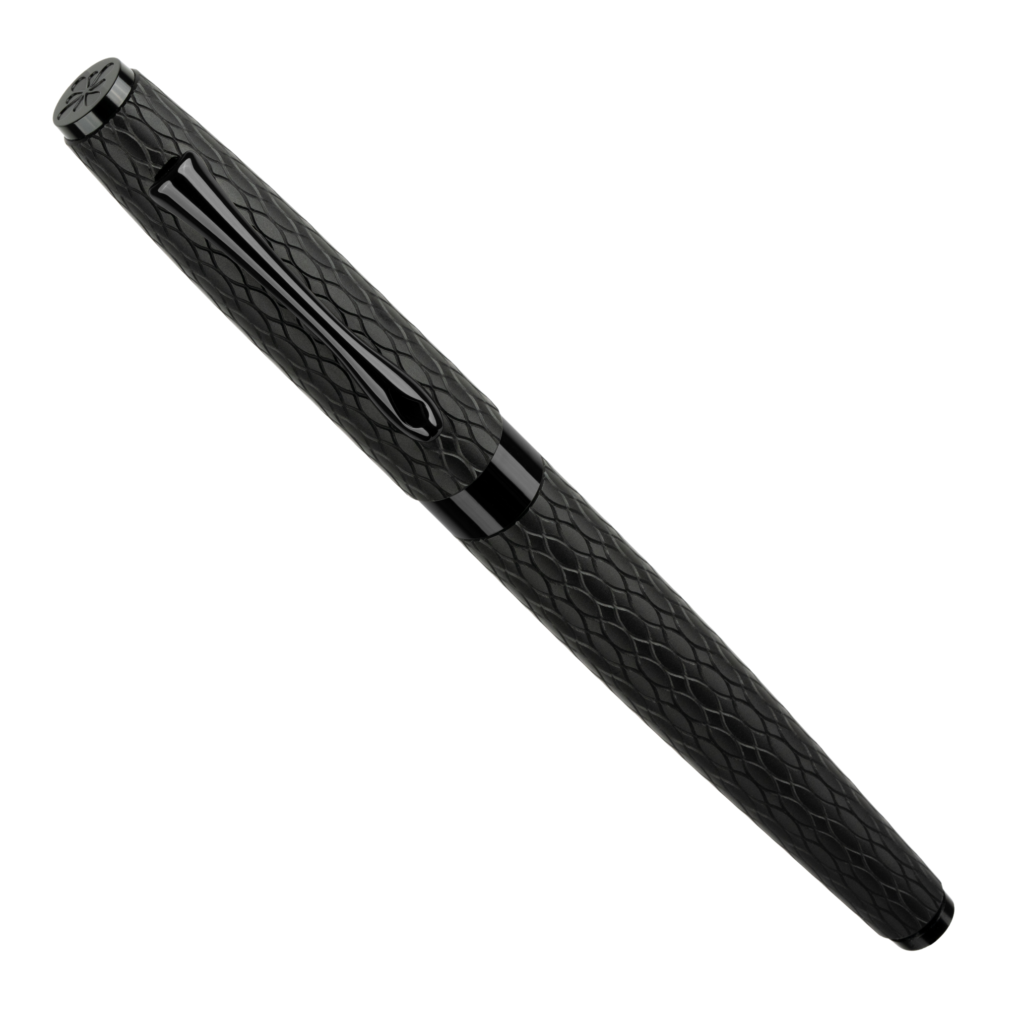 Diplomat Cobra Black Guilloche Fountain Pen Collection