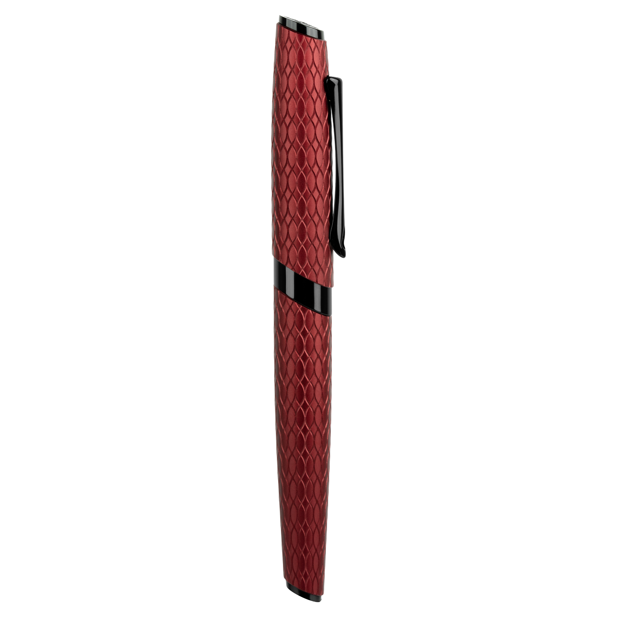 Diplomat Cobra Burgundy Red Guilloche Fountain Pen Collection