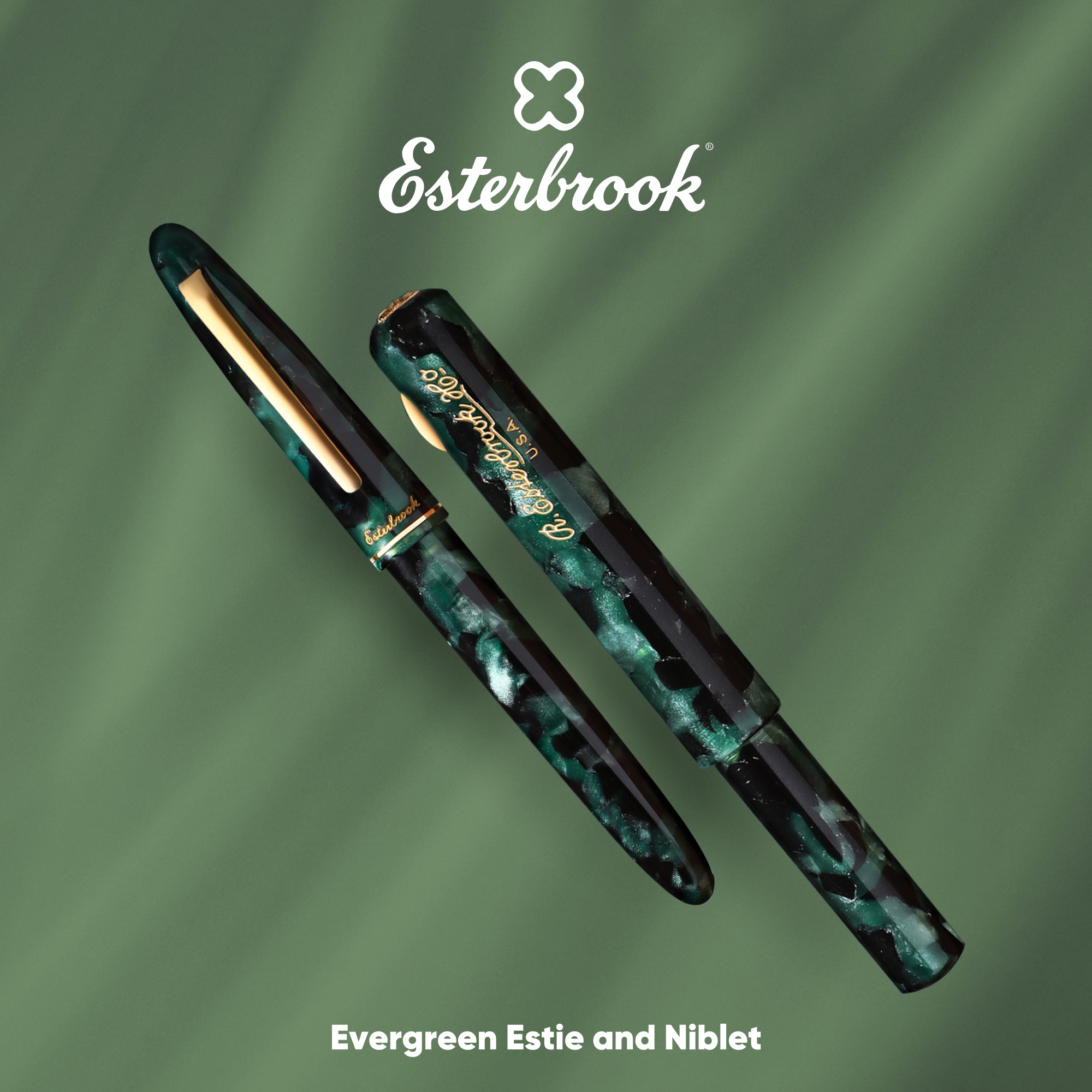 Esterbrook Estie and Niblet Evergreen Fountain Pen Collection