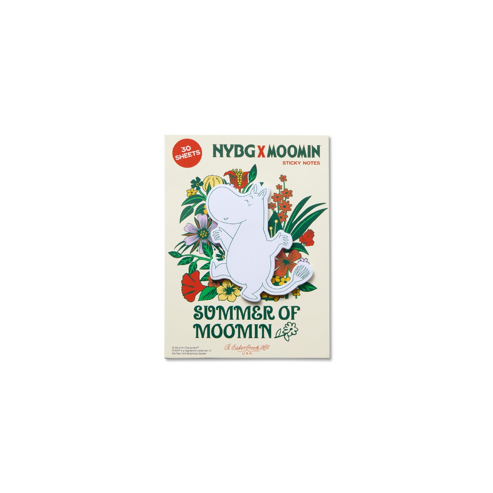 Esterbrook NYBG x Moomin STICKY NOTES Limited Edition Collection