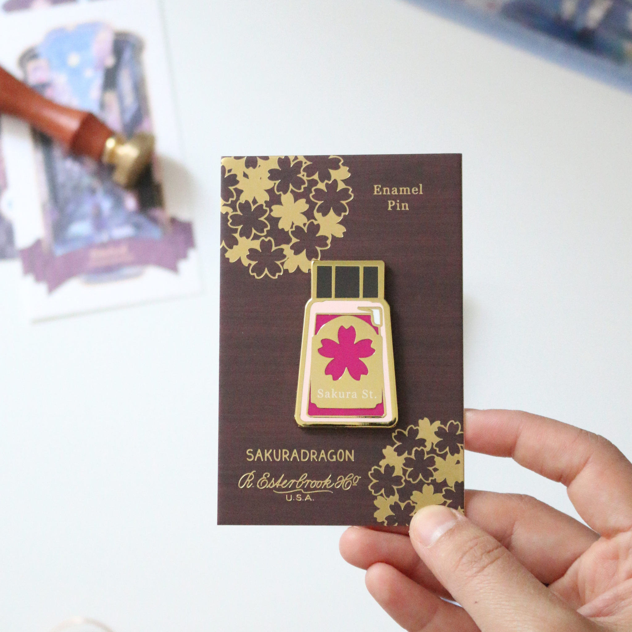 Esterbrook Sakura Street Ink Lapel Pin Collection