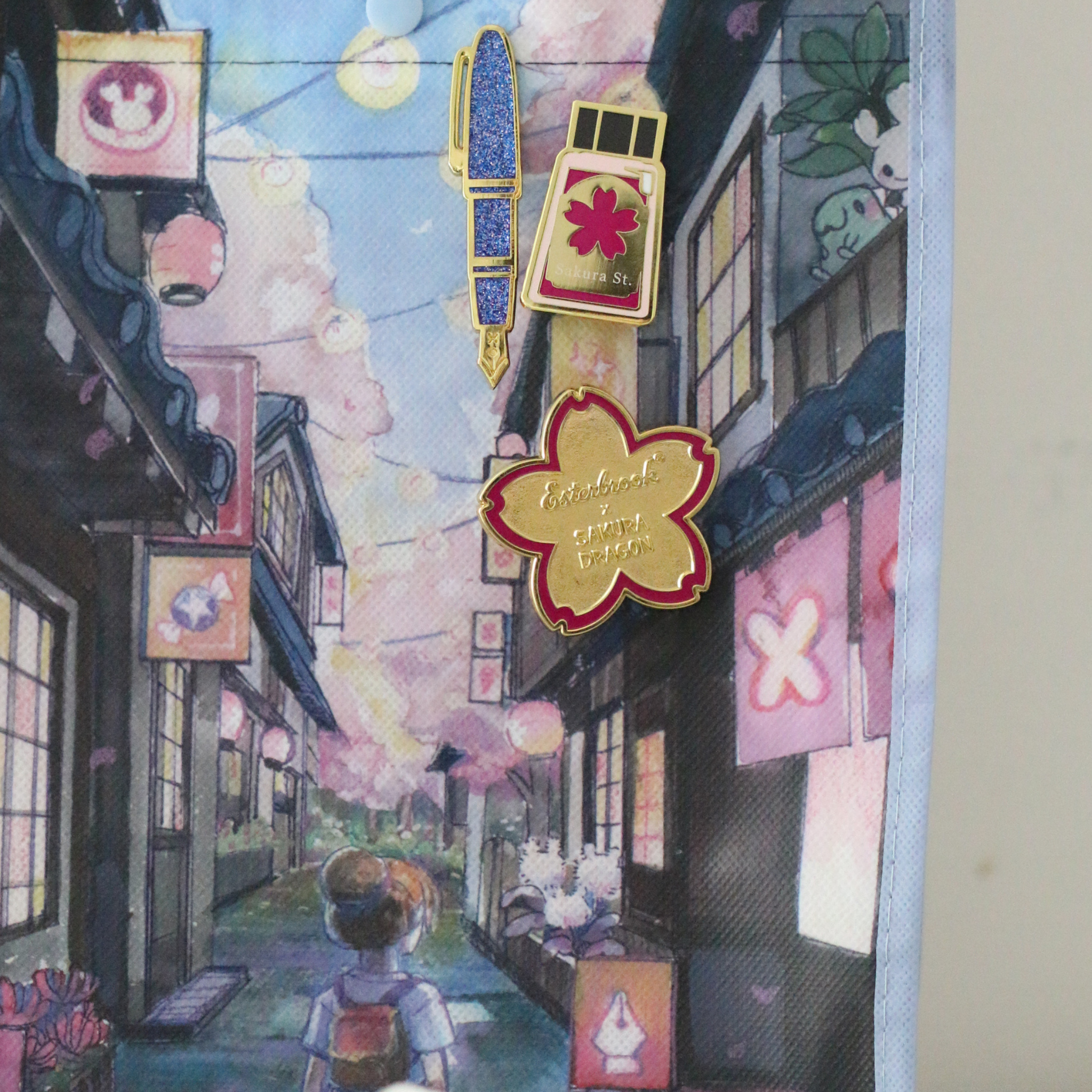 Esterbrook Sakura Street Flower Lapel Pin Collection