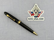 Omas Ogiva Black with Gold Trim - Ballpoint Pen