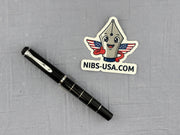 Pelikan Classic M215 Black and Silver Rings - Fountain Pen