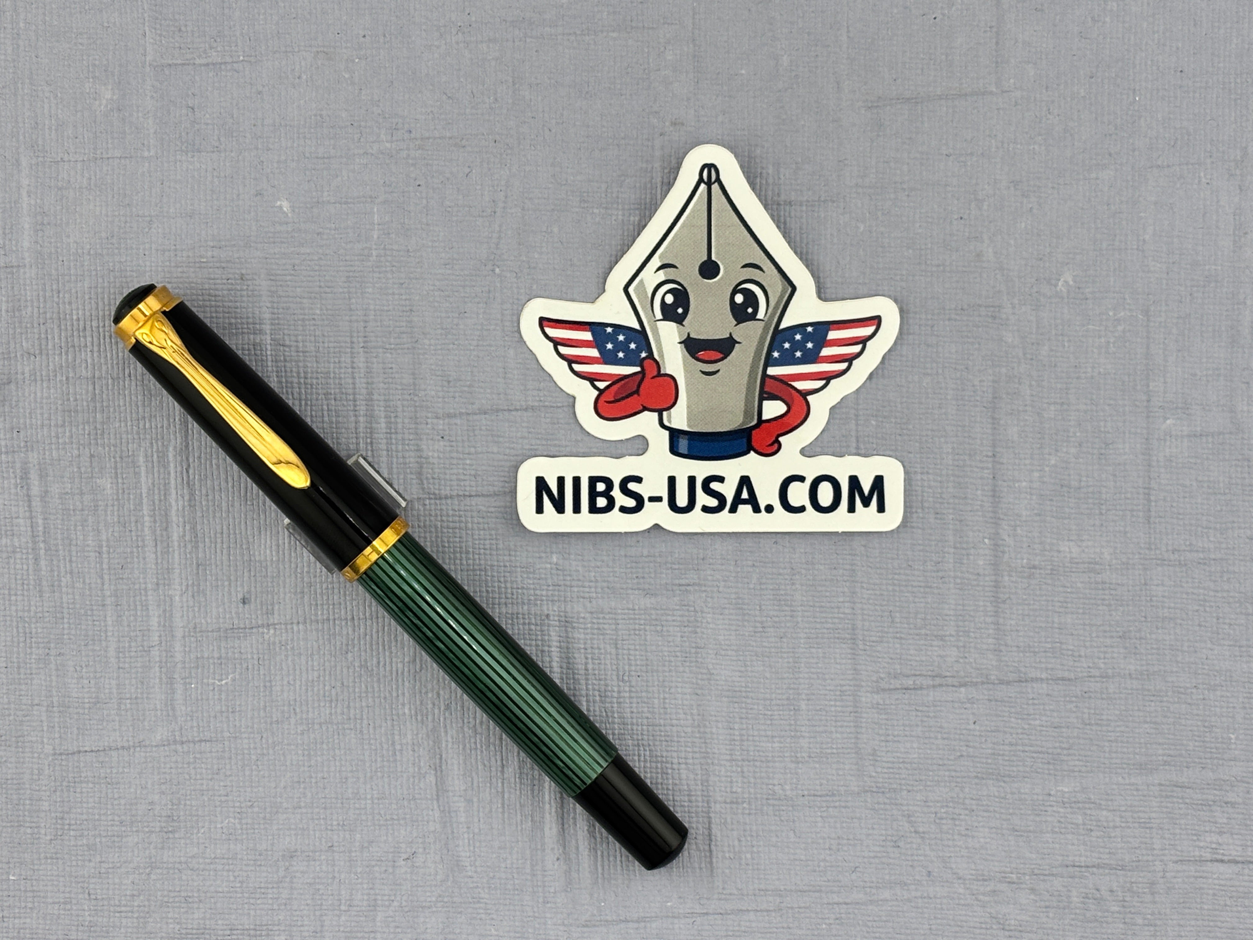 Pelikan Souverän M200 Green and Black Vintage - Fountain Pen