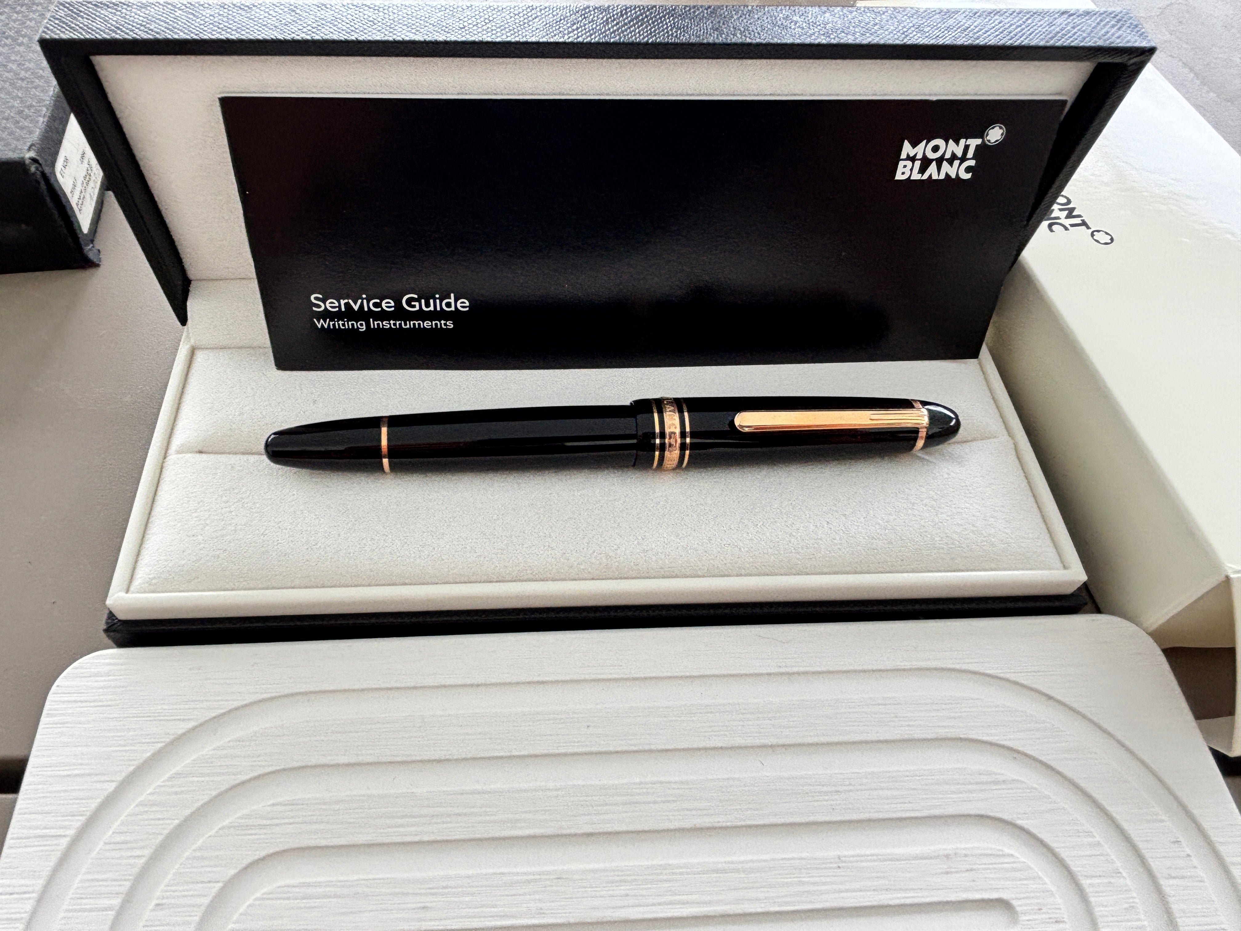 Montblanc Meisterstruck 146 Black Double Broad Left Oblique - Fountain Pen