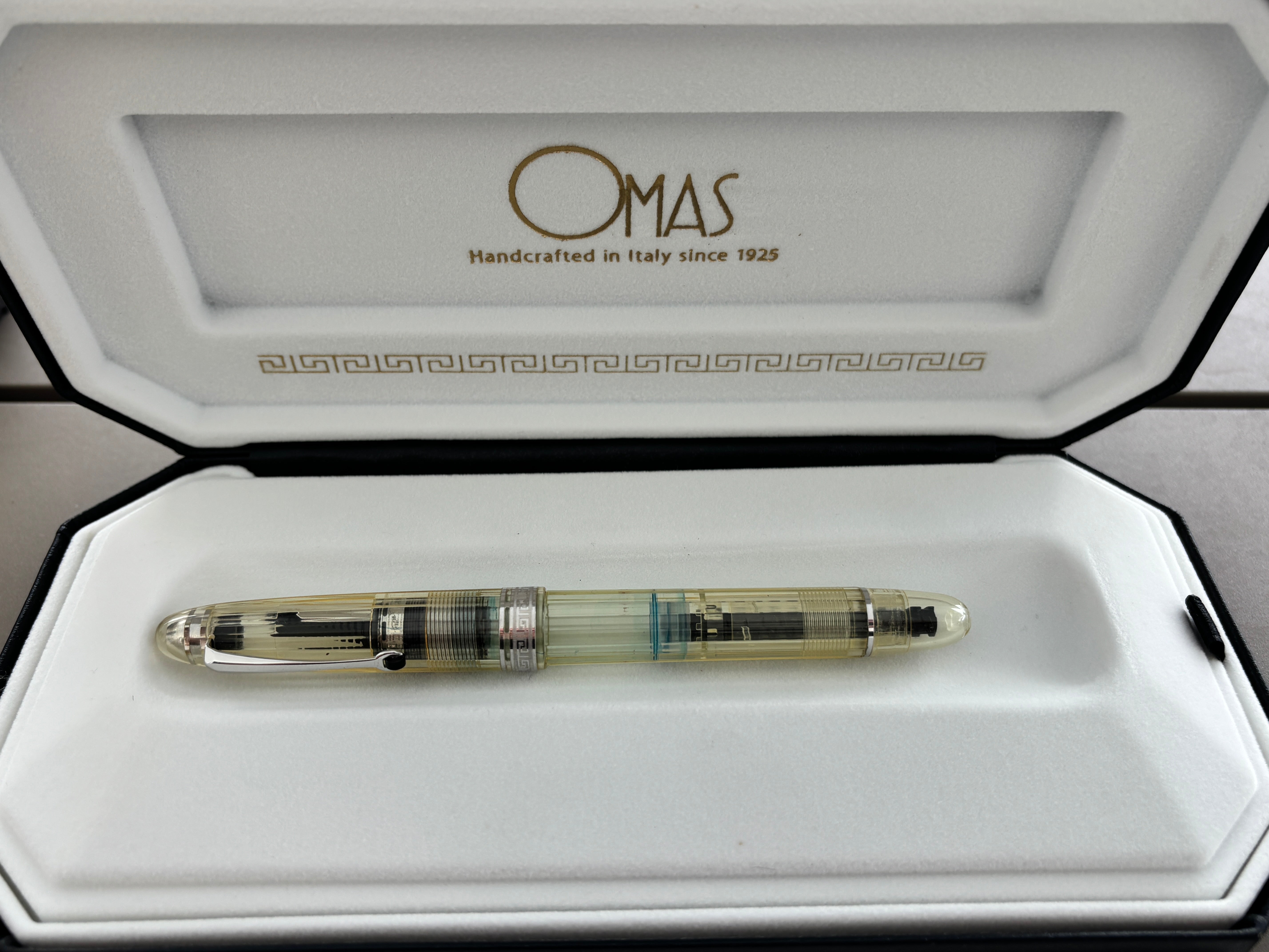 Omas Ogiva Vision Clear Demonstrator Piston Filler - Fountain Pen