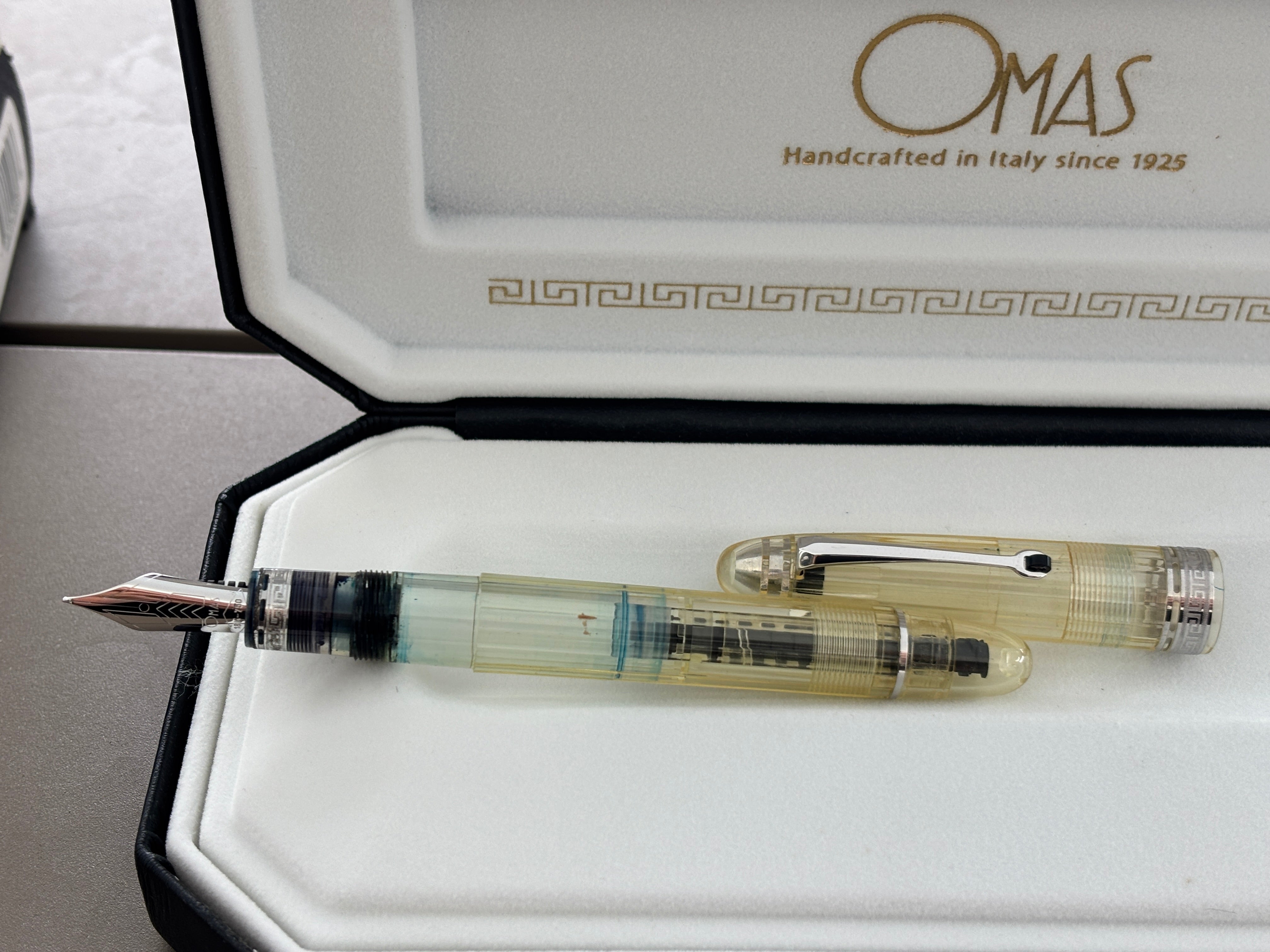 Omas Ogiva Vision Clear Demonstrator Piston Filler - Fountain Pen
