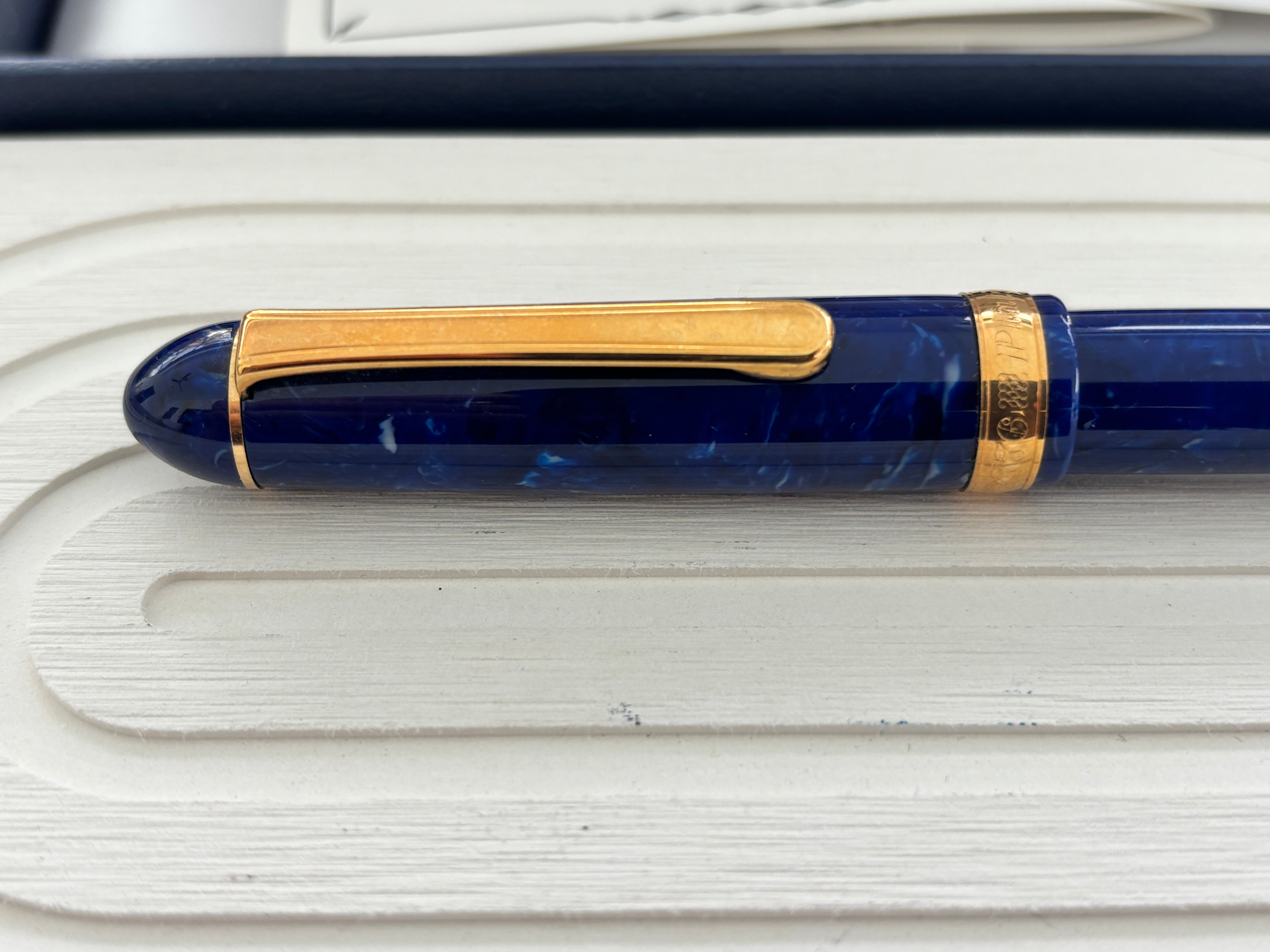 Platinum 3776 Century Blue Celluloid - Fountain Pen