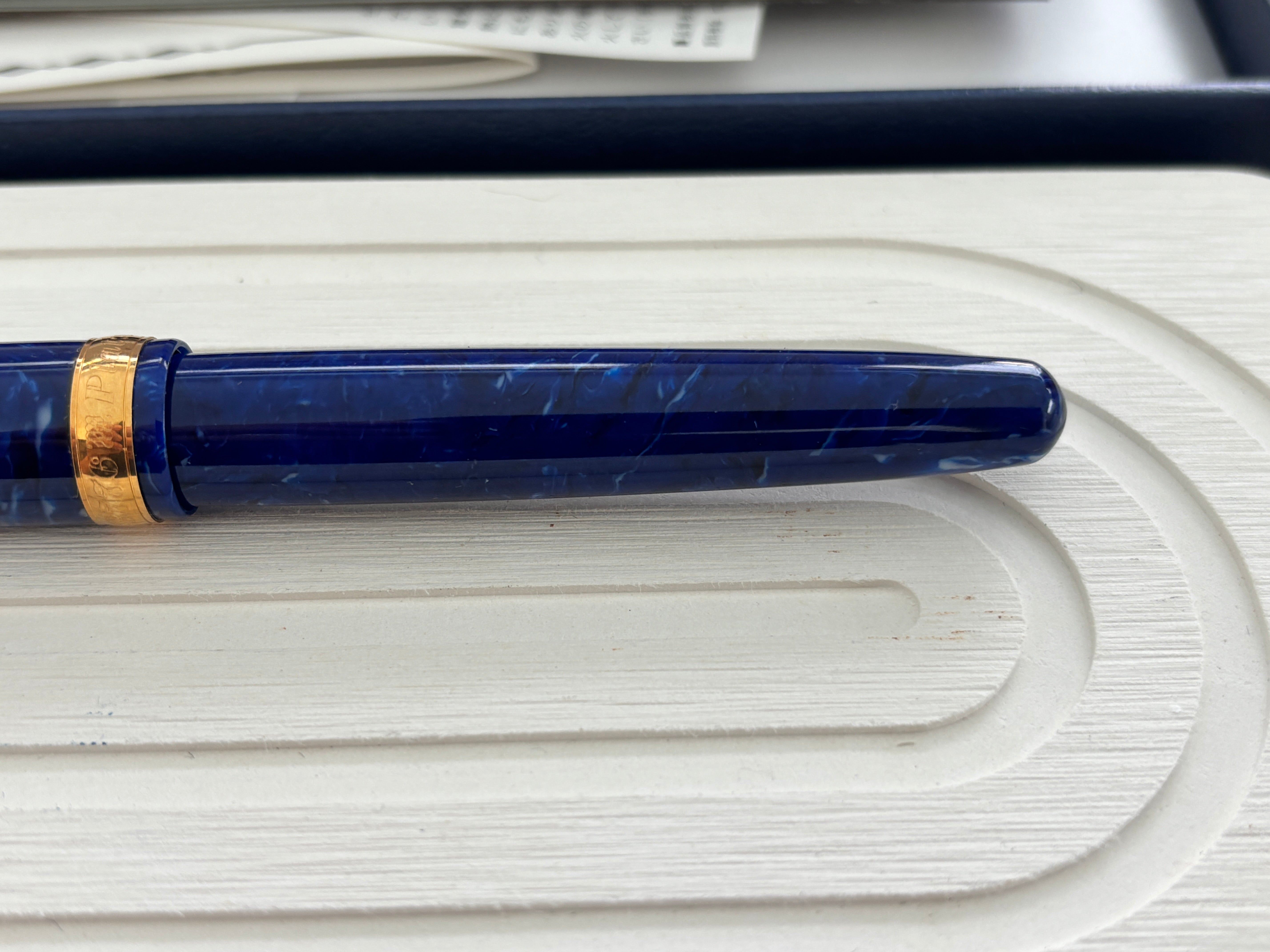 Platinum 3776 Century Blue Celluloid - Fountain Pen