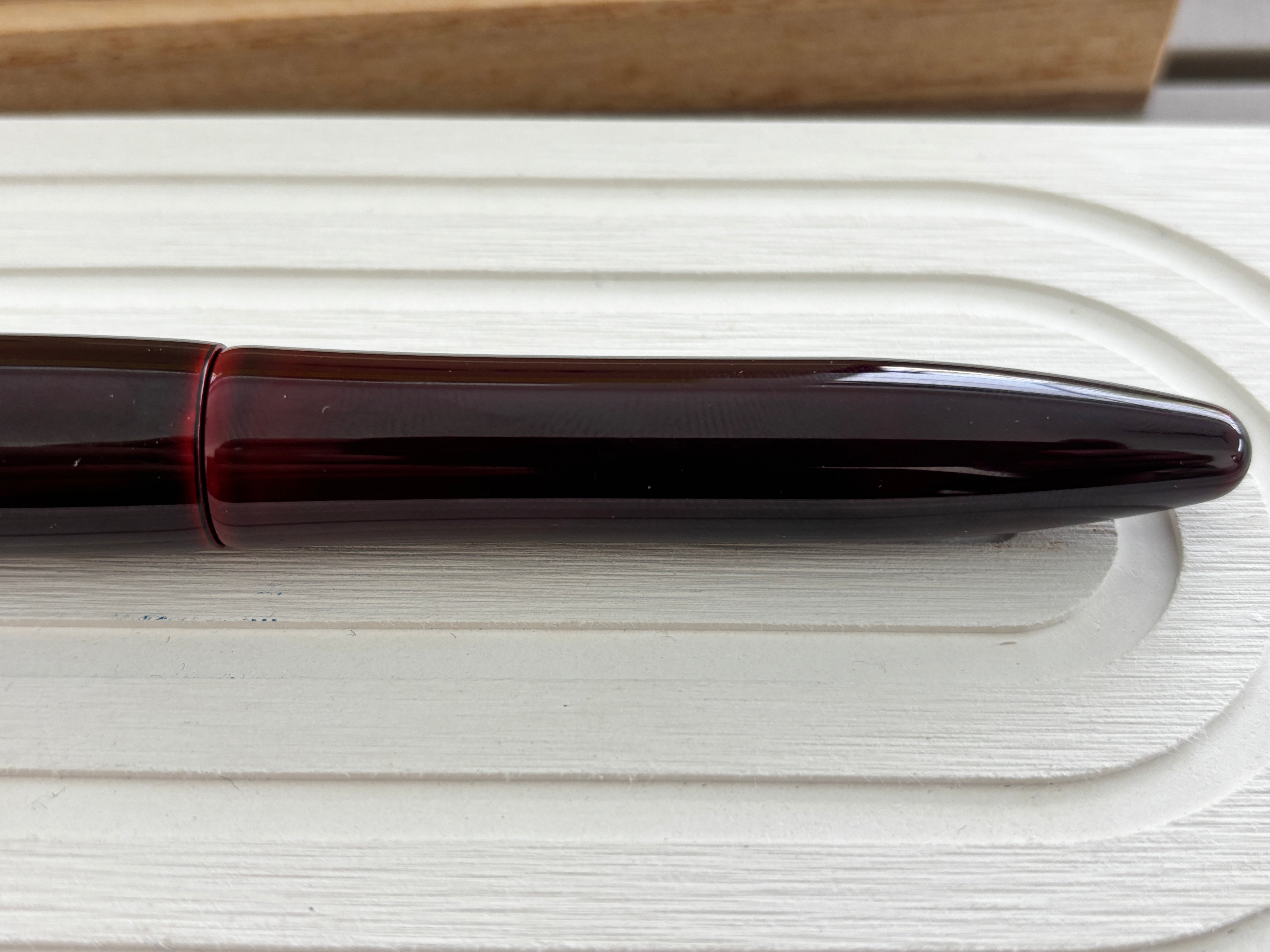 Platinum Izumo Aka (Red) Tamenuri - Fountain Pen